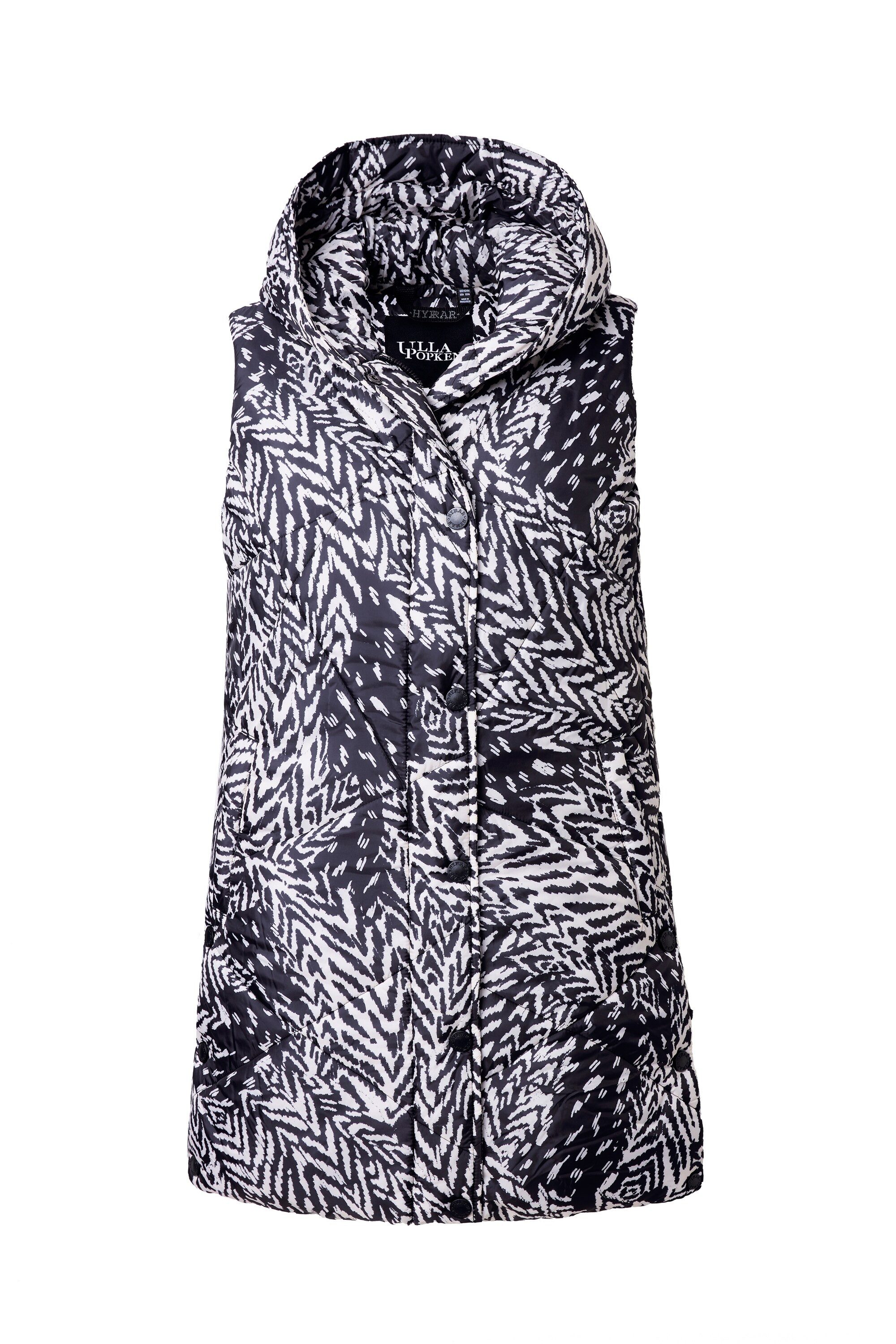 Ulla Popken Steppweste HYPRAR Long-Steppweste mit Druck wasserabweisend günstig online kaufen