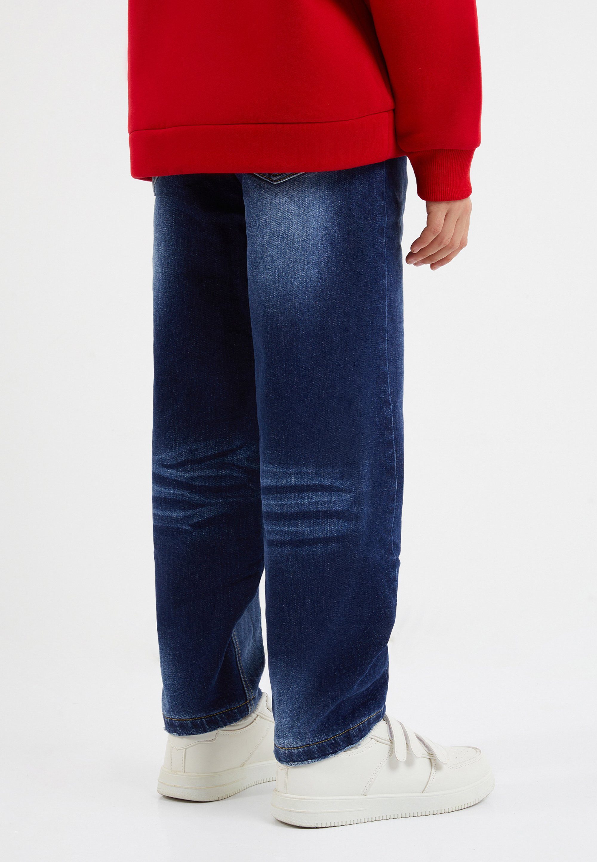 Bequeme Jeans mit wärmendem Gulliver Fleece-Futter