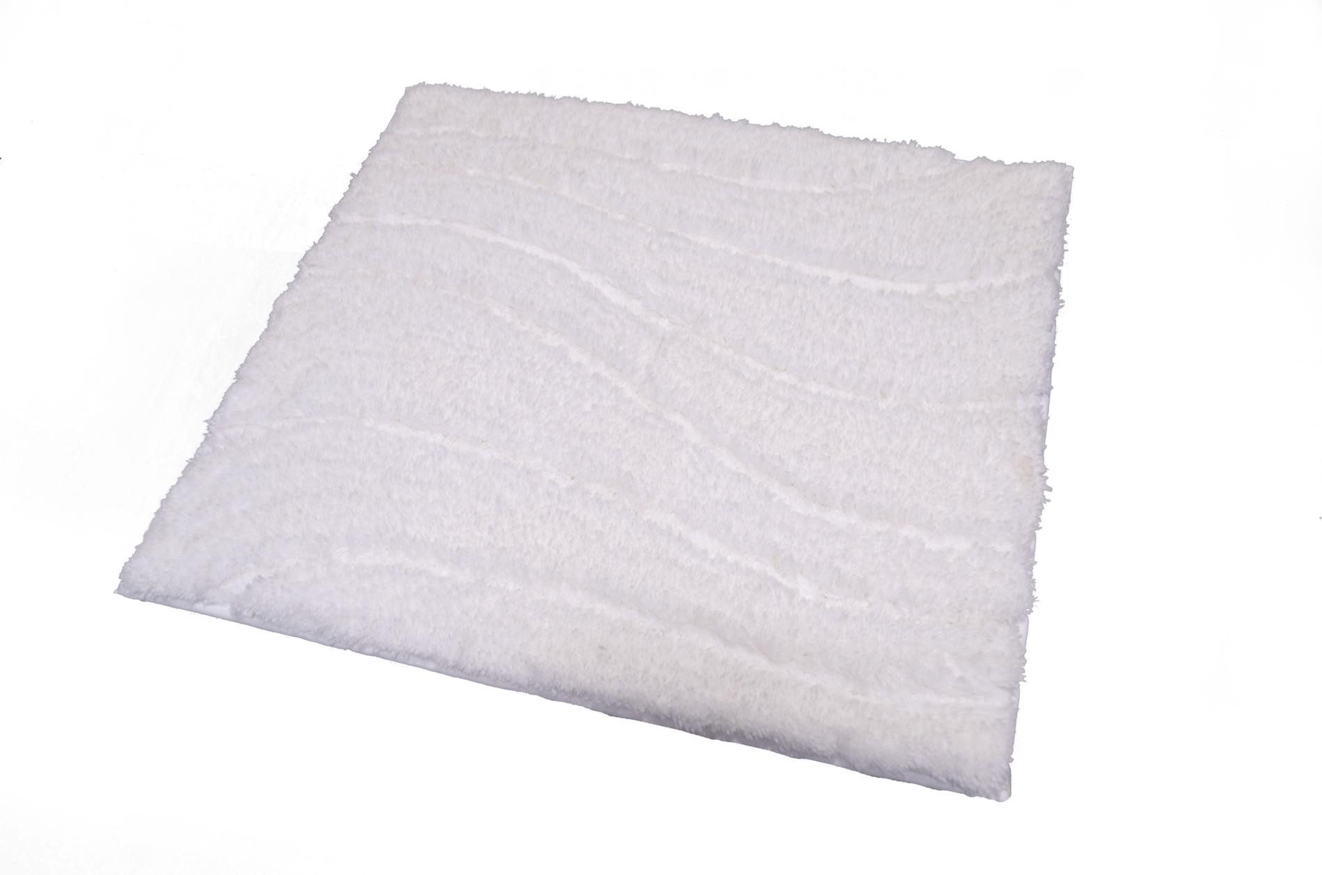 Ridder Badematte La Ola weiß, Höhe 55 mm, 100% Polyester-Microfaser