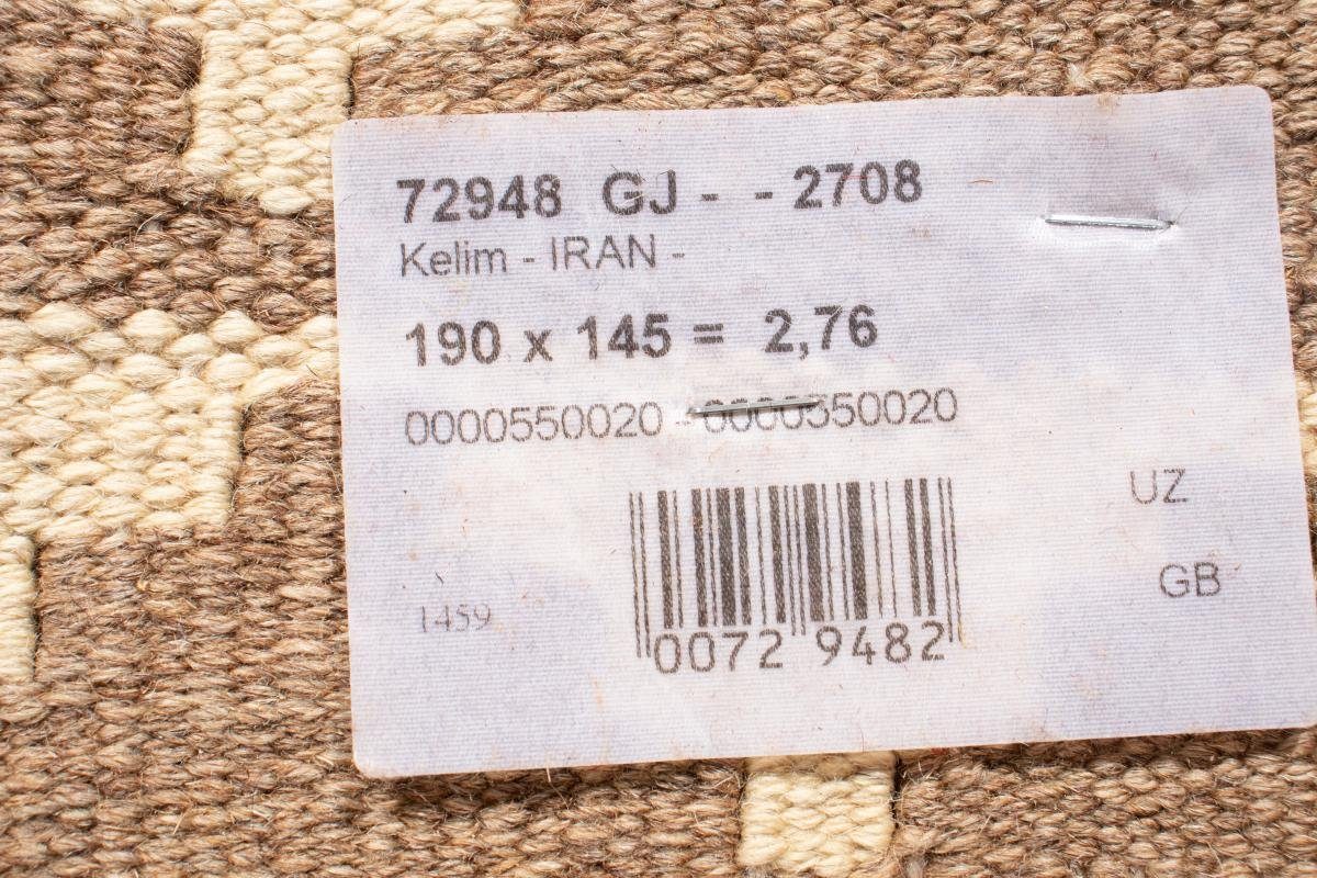 Orientteppich Kelim Fars 146x191 Nain rechteckig, / Perserteppich, Trading, Höhe: 4 mm Handgewebter Orientteppich