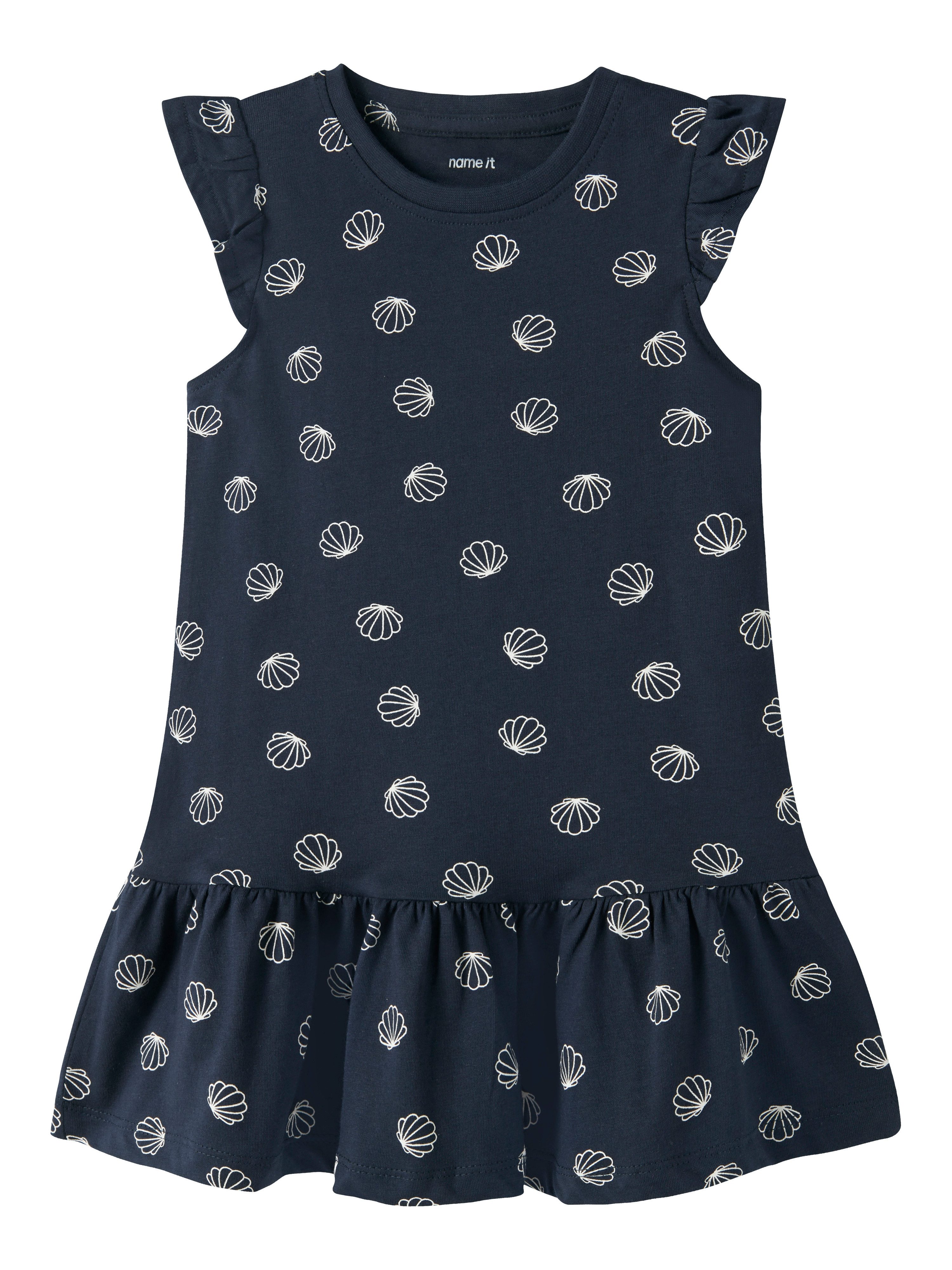 Name It Minikleid NMFVIDA CAPSL DRESS mit Volants und im sommerlichen Alloverdruck
