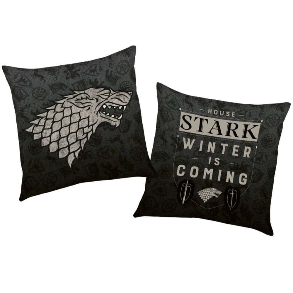 Herding Dekokissen House Stark Game of Thrones 40 x 40 cm Deko-Kissen Wende-Motiv