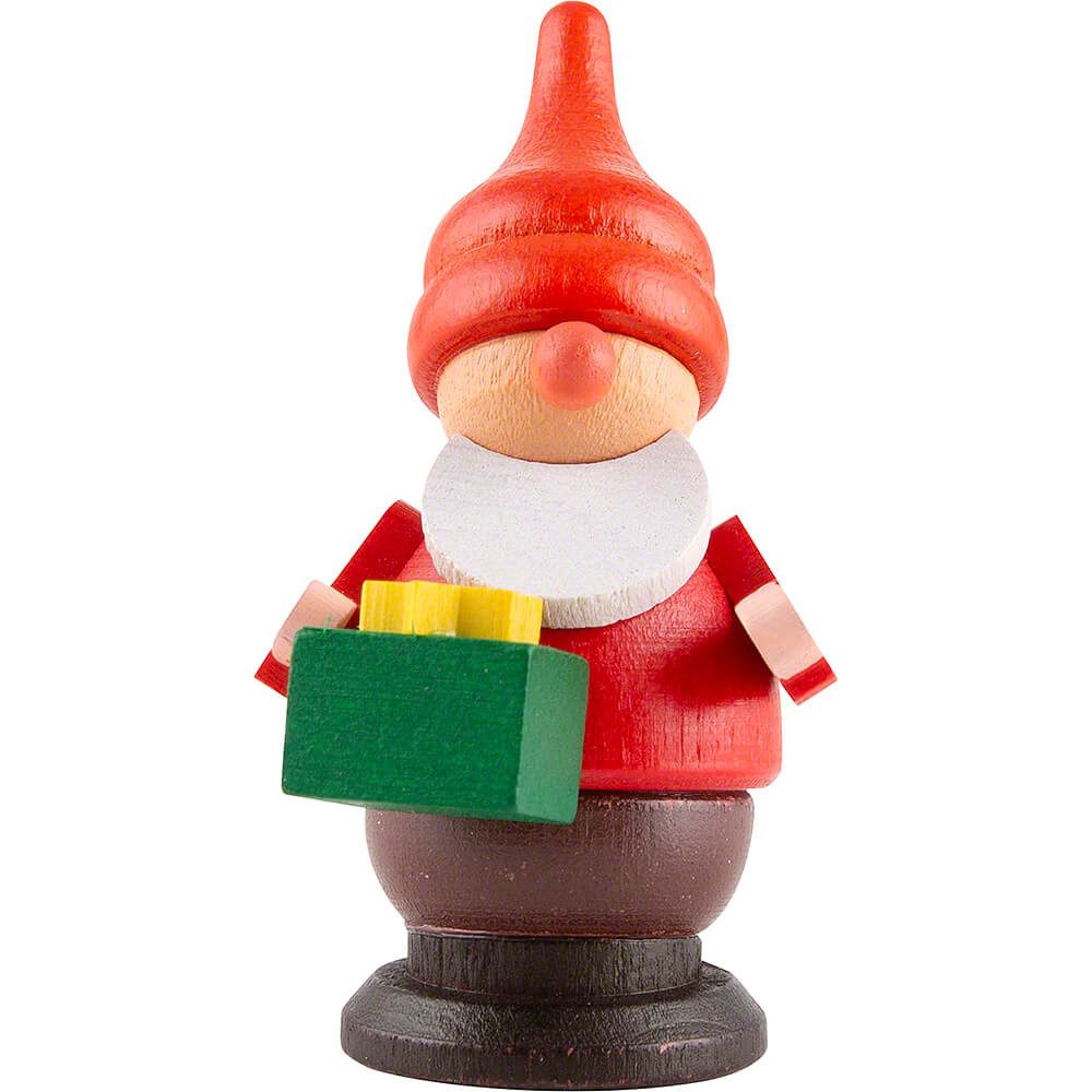 Spielwarenmacher Günther e.K. Dekofigur Zwerg mit Päckchen (6cm) von Spielwarenmacher Günther