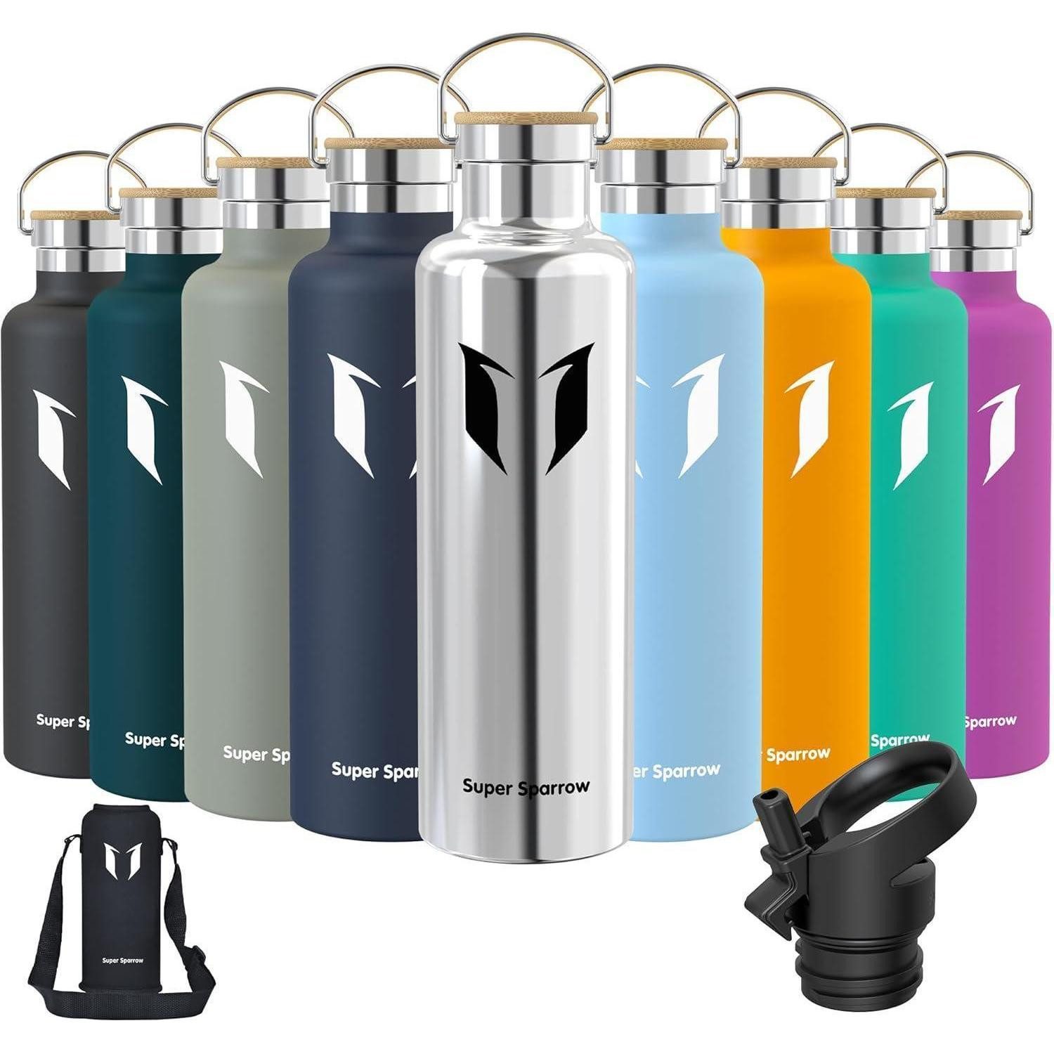 LuxusKollektion Thermoflasche Trinkflasche Edelstahl Auslaufsicher Thermosflasche 1000 ml Edelstahl