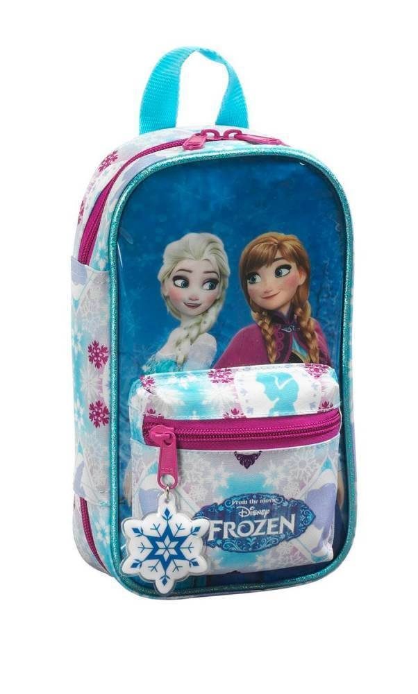 Disney Frozen Federmäppchen Disney´s Die Eiskönigin - Federmäppchen  Rucksack mit 4 Mäppchen, (33-tlg., Mädchen), Reißverschluss