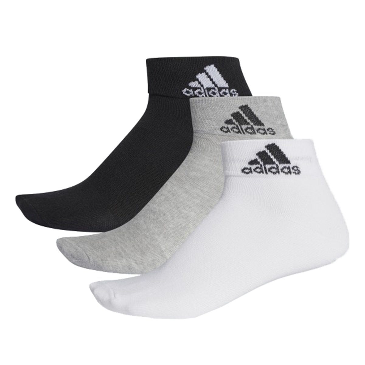 803 Performance 3 grey/white/black Ankle - Kurzsocken (3-Paar) Paar adidas Socken