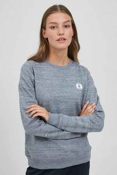 OXMO Rundhalspullover OXHella Sweatpullover mit Rundhalsausschnitt