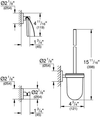 Grohe WC-Garnitur Start WC-Set 3 in 1, (3-tlg)