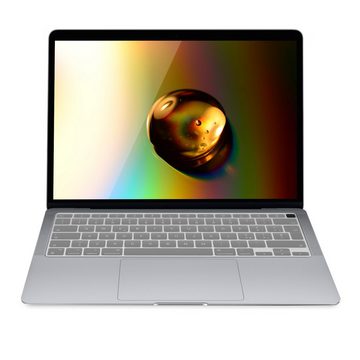 kwmobile Aufbewahrungstasche Leinen Hülle für MacBook Air 13" 2018 2019 2020 A1932 (1-tlg), TV Staubschutz Abdeckhaube Staubhaube