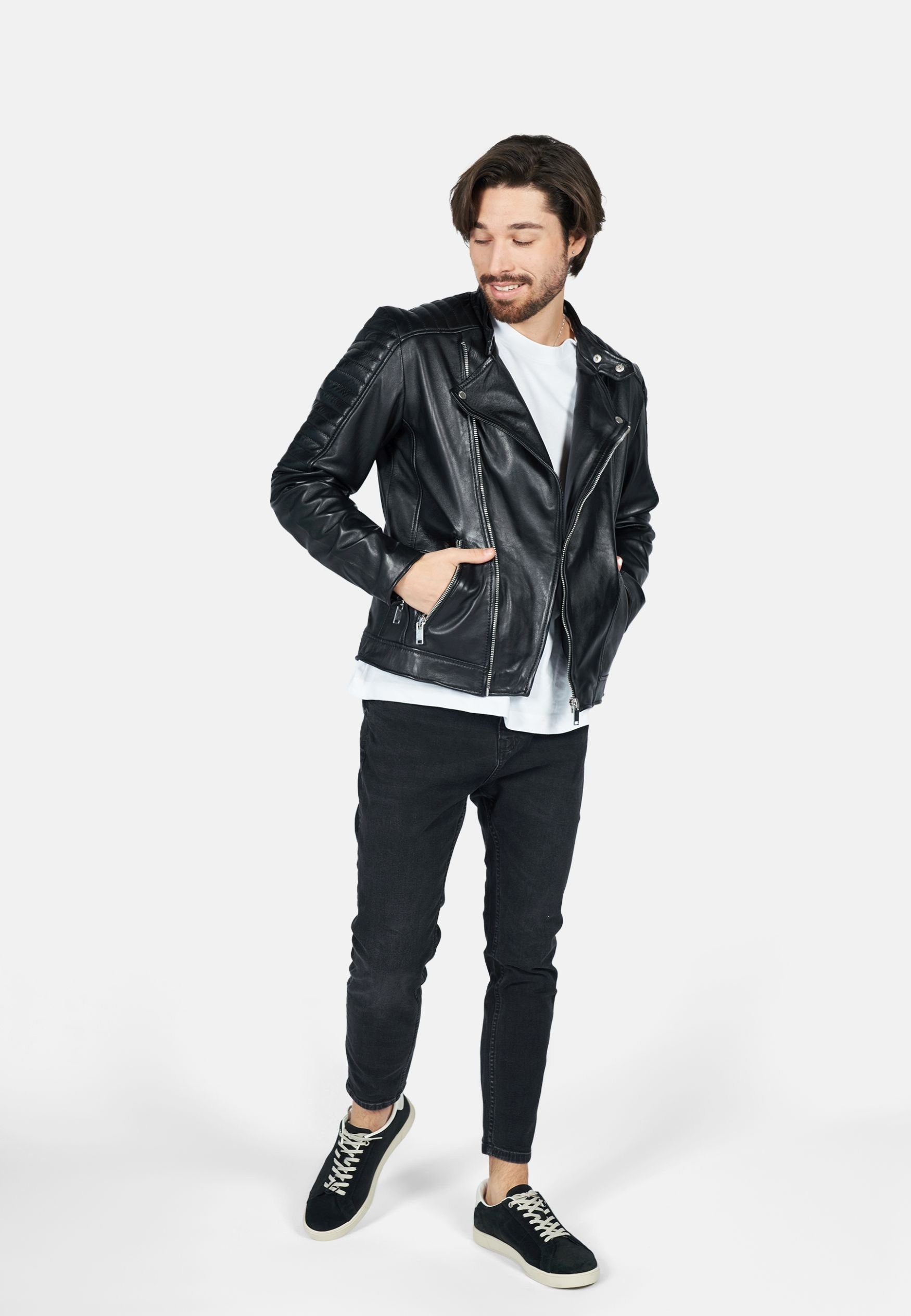 Freaky Nation Lederjacke Crossover-FN günstig online kaufen