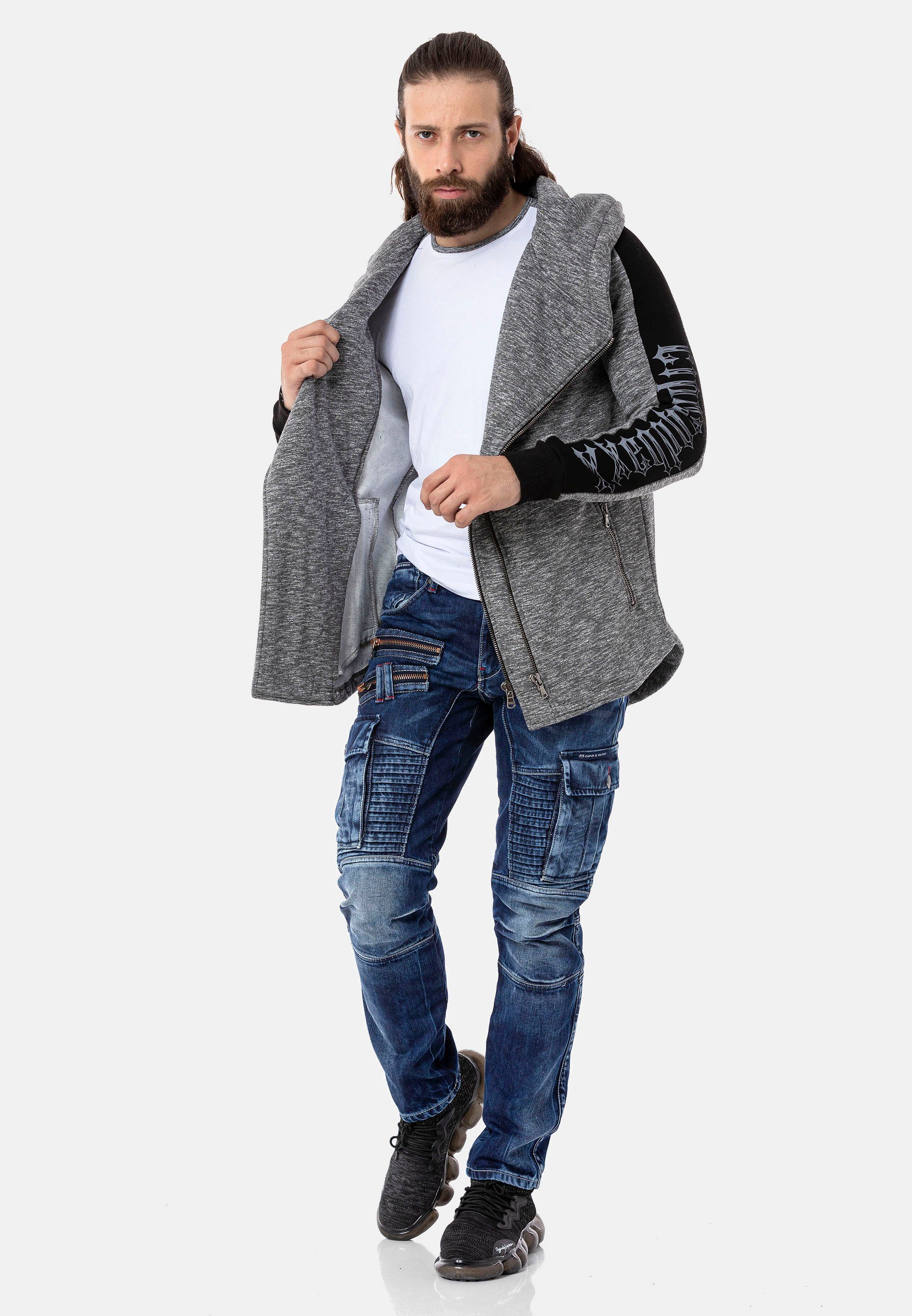 Cipo Sweatjacke in extravagantem & Baxx Look