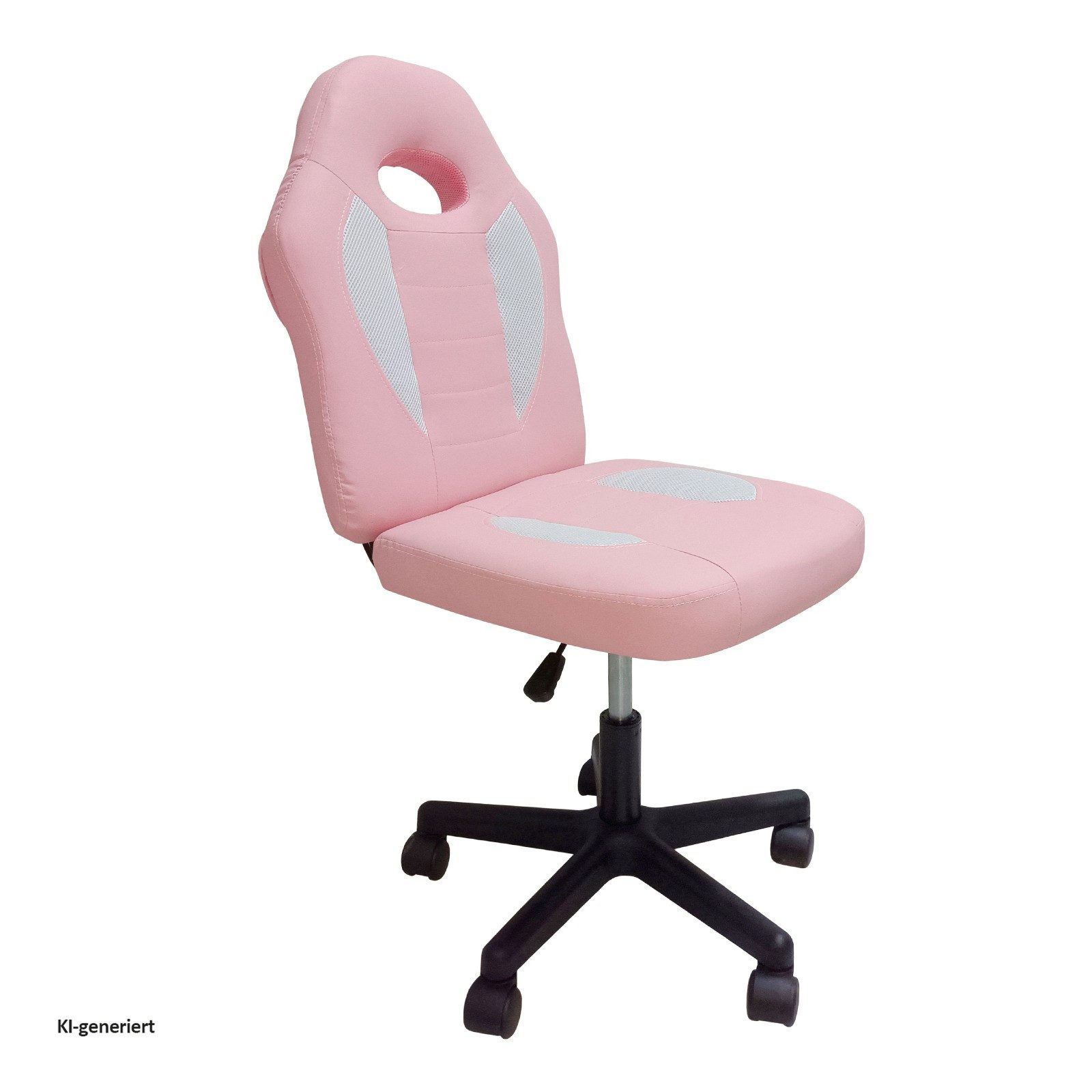 HTI-Living Drehstuhl Drehstuhl Daytona Smart Rosa-Weiß (1 Stück, 1 St), Kunstlederbezug