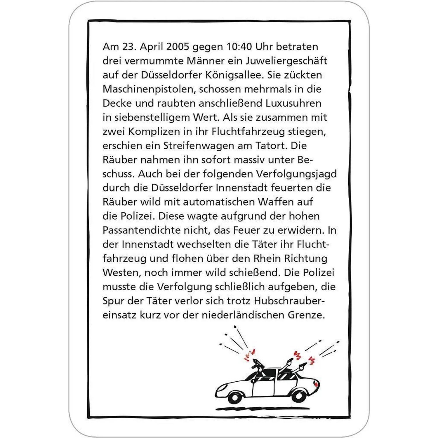 Moses. Verlag Spiel black stories Cold Cases
