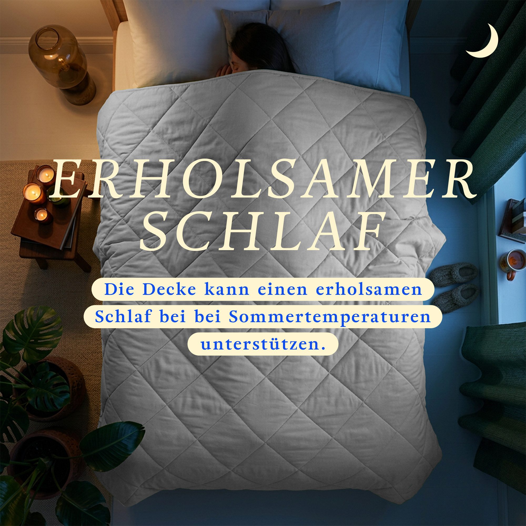 Bestlivings Microfaserbettdecke für den Sommer, Füllung: Polyester, Bezug: Polyester, leicht, samtig-weich, waschbar bis 60 °C, ohne Bettbezug nutzbar – Bild 5 von 5