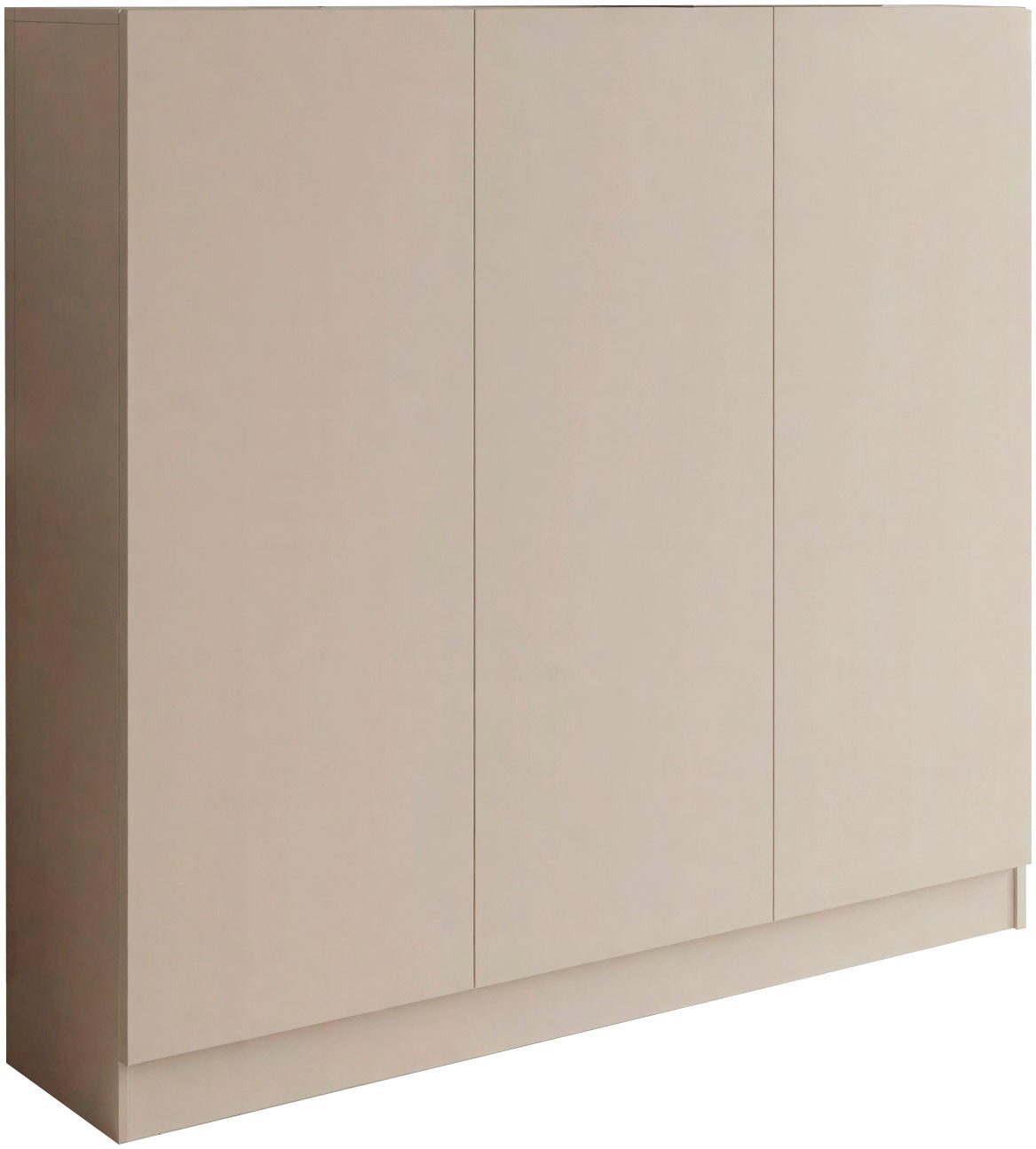 borchardt Möbel Schuhschrank Vaasa, Breite 114 cm, Höhe 120 cm, 12 Fächer viel Stauraum, grifflos mit push-to-open, verstellbare Einlegeböden