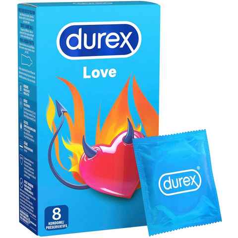 durex Kondome Love Packung, 8 St., mit schmaler Passform