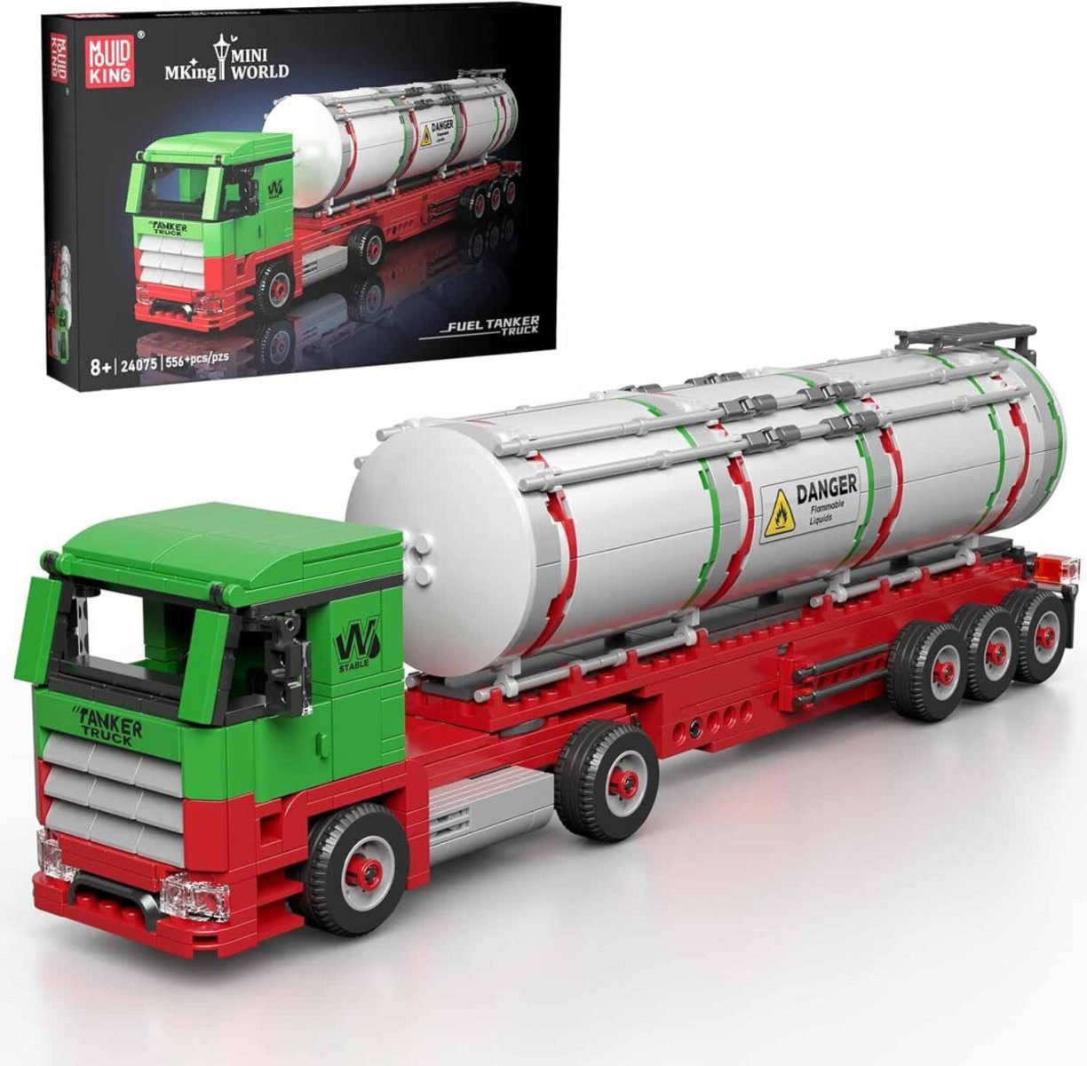 Mould King Mould King 24075 Fuel Tanker Truck Spielbausteine