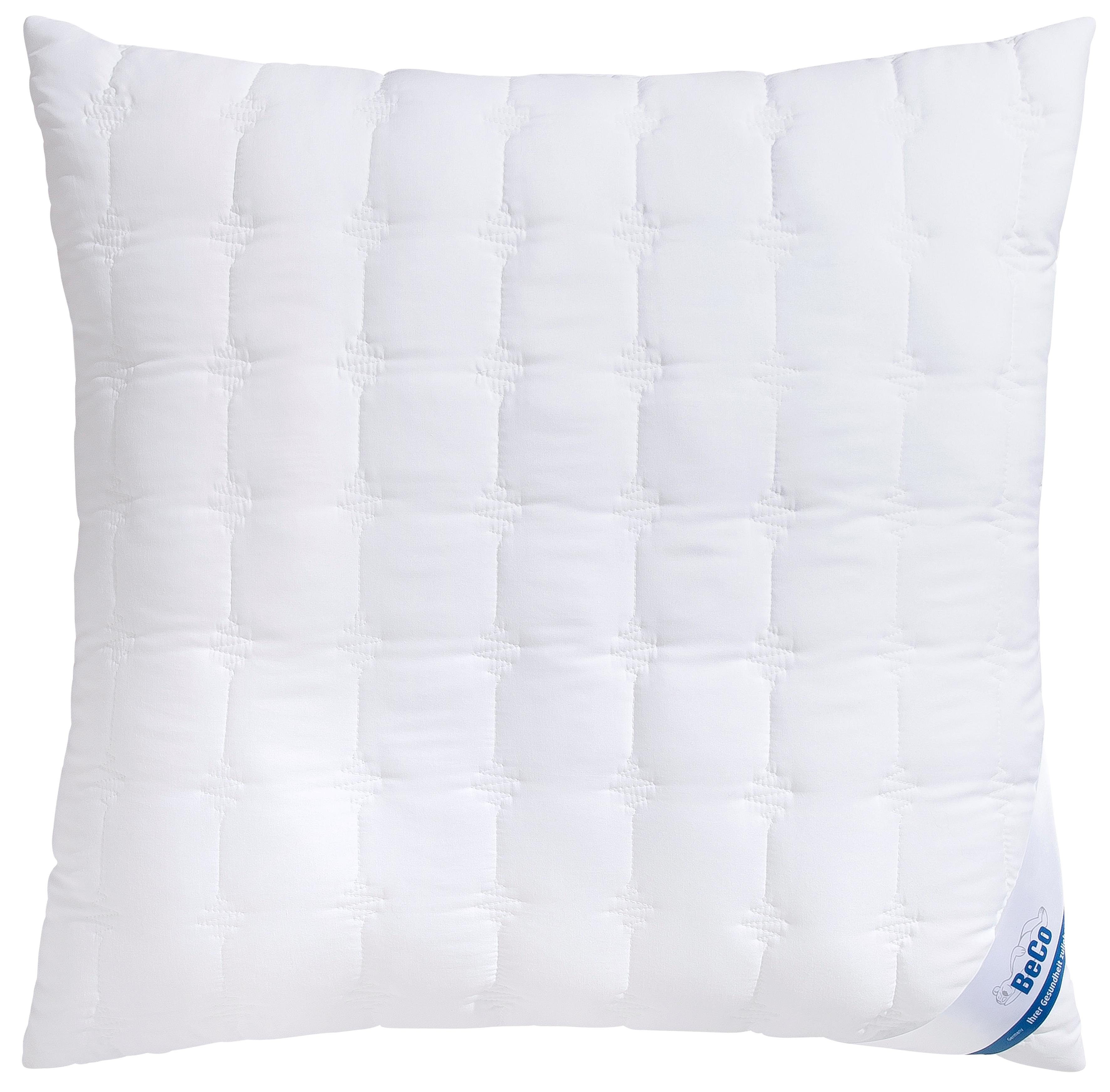 Beco Microfaserkissen Kopfkissen Medibett Cotton Soft, in 40x80 oder 80x80 cm, Füllung: Faserbällchen, Bezug: Polyester & Baumwolle, Ideal für Allergiker geeignet (Hausstauballergiker)