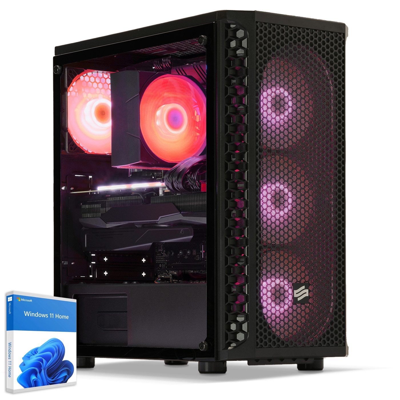 Sedatech UC0GG01I2I1HF - Gaming-PC (Intel Core i7 12700KF 12x 3.6GHz (max 5.0GHz), Geforce RTX4060 8GB, 16 GB RAM, 1000 GB SSD, Wifi 300Mbits n)