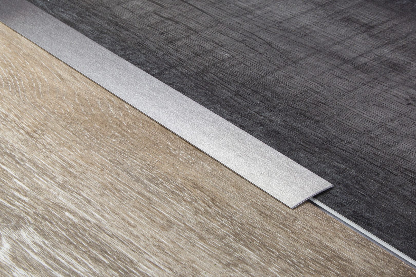 HexPro Übergangsprofil (Bodenprofil 100cm Übergangsleiste 30mm, 1mm Stärke aus Nirosta V2A Edelstahl Übergangsschiene (1 Meter Übergangsschiene)