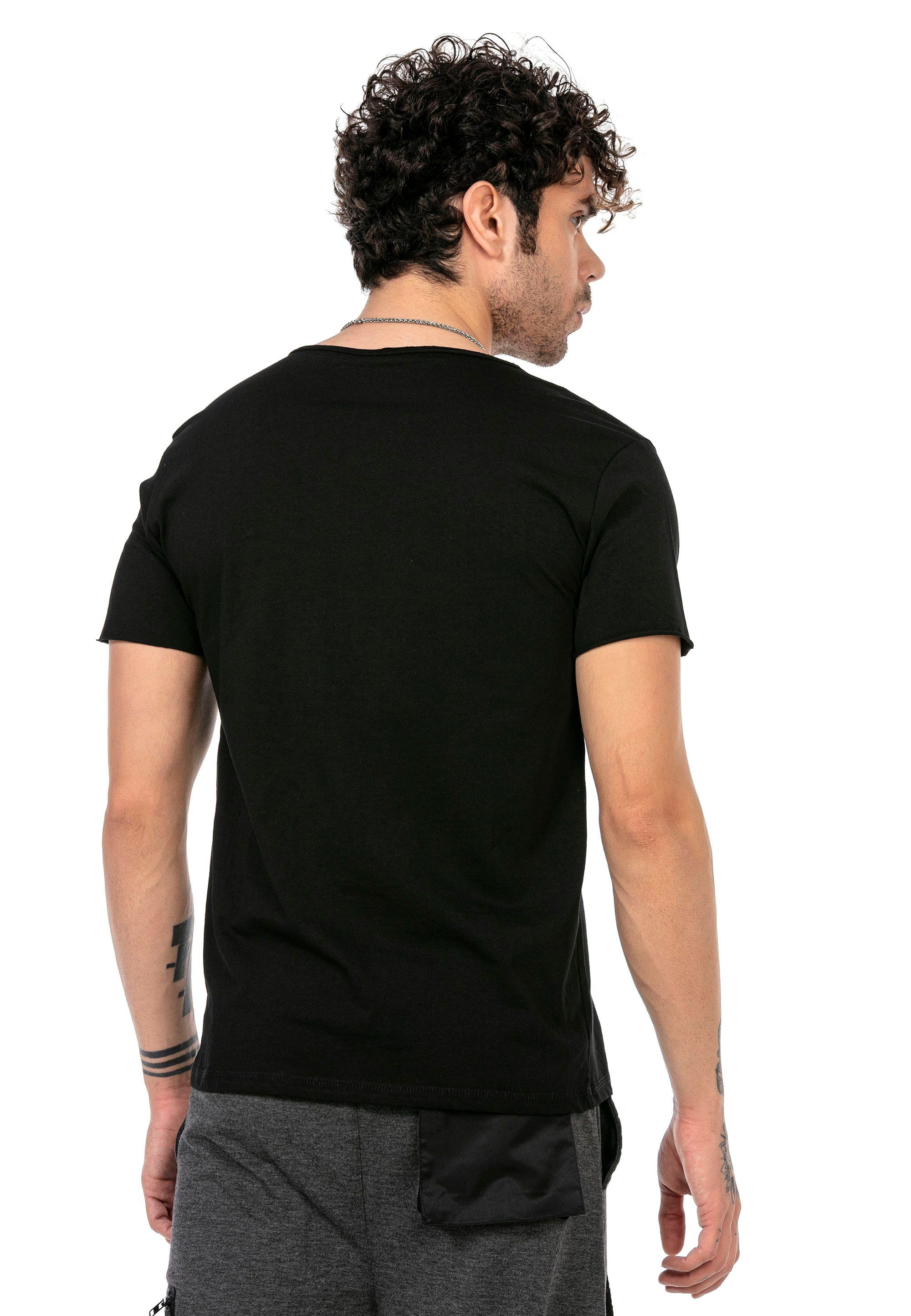 Columbia in T-Shirt schwarz schlichtem Design RedBridge