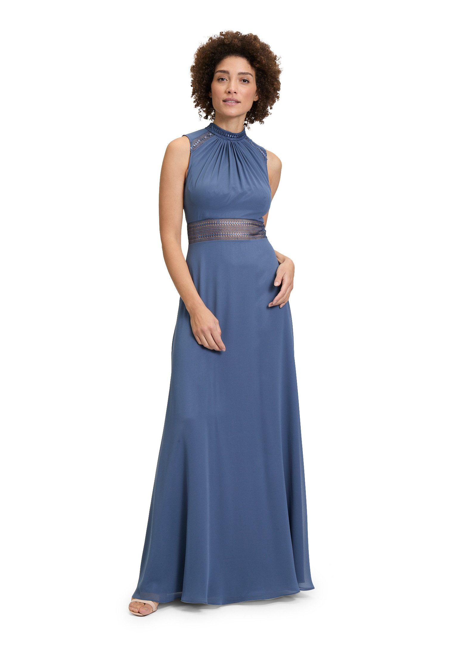 Vera Mont Abendkleid Damen Abendkleid rückenfrei Aufgesteppte Bänder günstig online kaufen