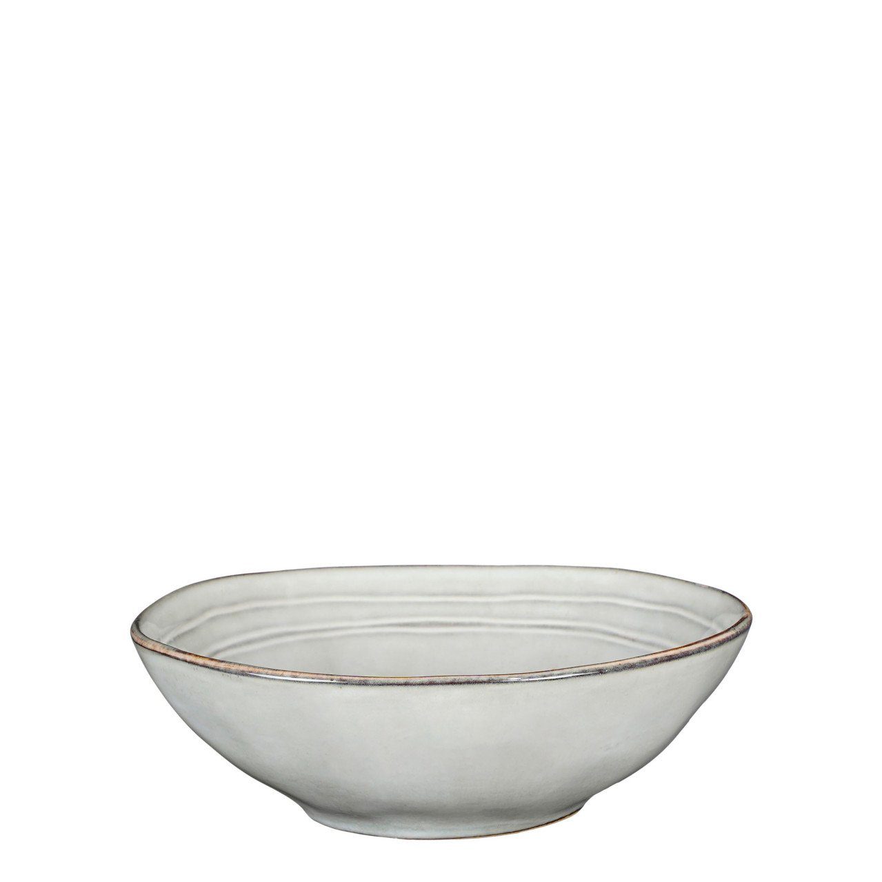 Mica Decorations Суповая тарелка Mica Schale Tabo grau, Ø 20 cm x 6,5 cm