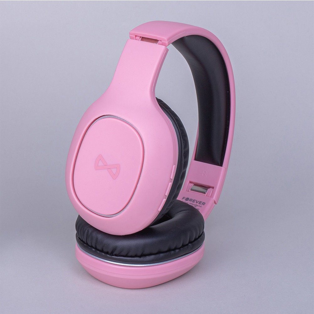 Forever MUSSIO kabellose Pink Kopfhörer BTH-505 On-Ear On-Ear-Kopfhörer Headset Wireless