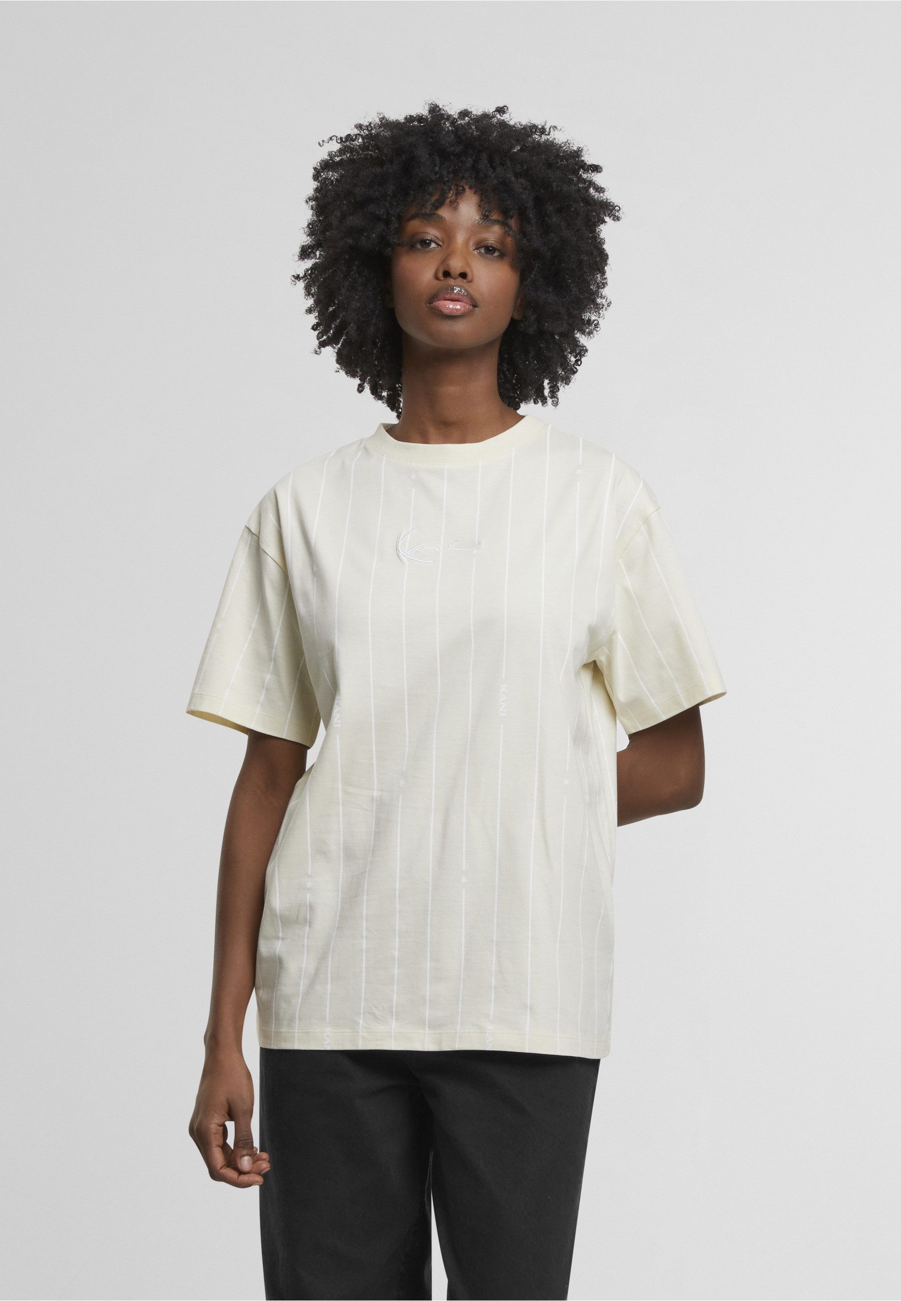 Karl Kani T-Shirt Karl Kani Signature Pinstripe Os T-Shirt (1-tlg)