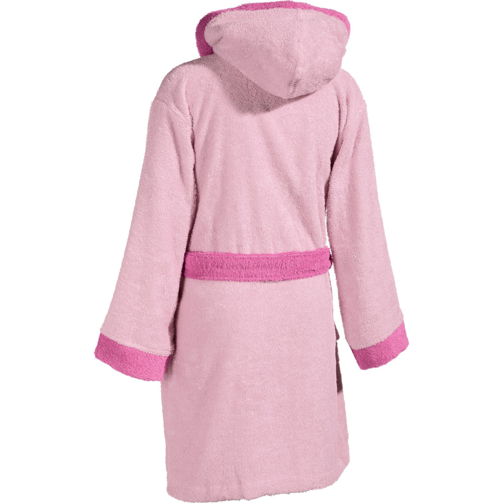 Erwin Müller Kinderbademantel Kinder-Bademantel mit Kapuze, Rückenlänge: 65 cm, Frottier, mit Kapuze, default, Walk-Frottier Uni