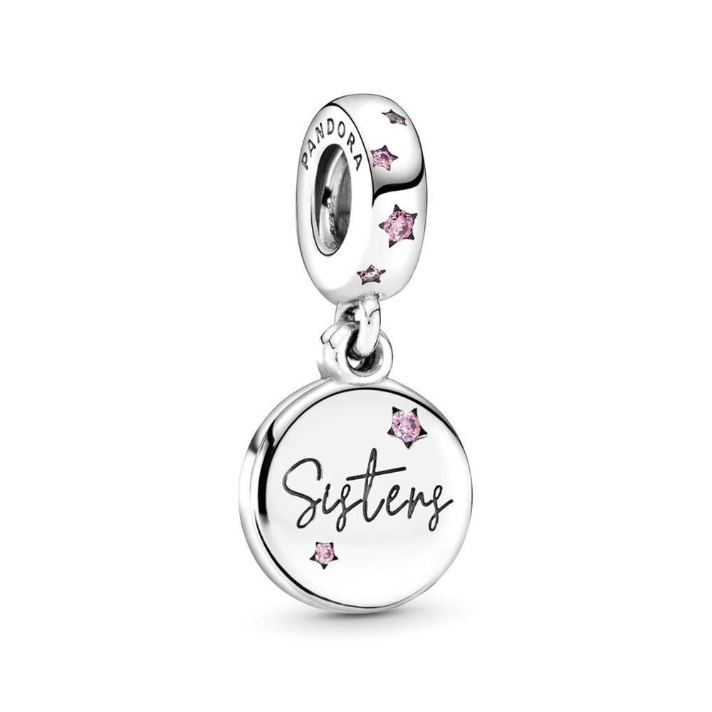 Charm-Einhänger PANDORA Charm Anhänger Schweter "Schwestern für immer" 798012FPC