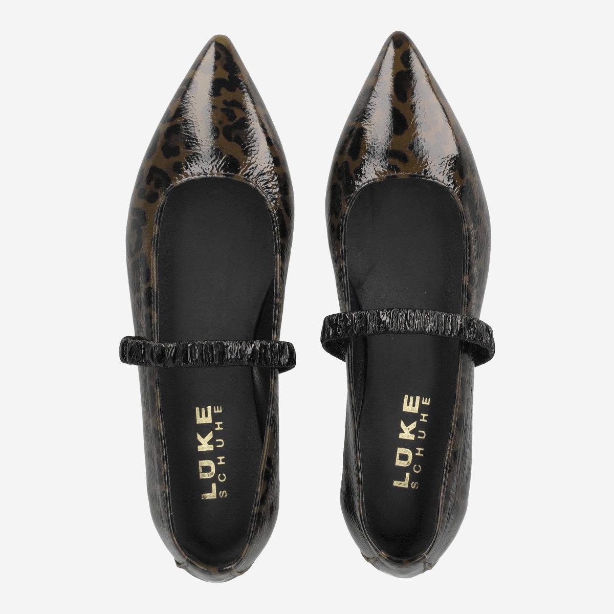 Lüke Schuhe Lüke Schuhe FAMMA MILITARE, Ballerina, Schwarz, kombiniert, Damen Ballerina