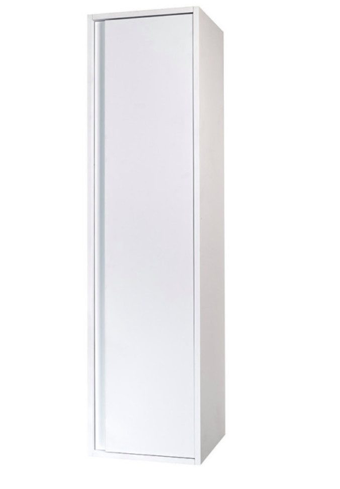 Creavit Hochschrank BD160.02 (1-St) Sally Badezimmer Hochschrank 160 cm Weiß hochglanz