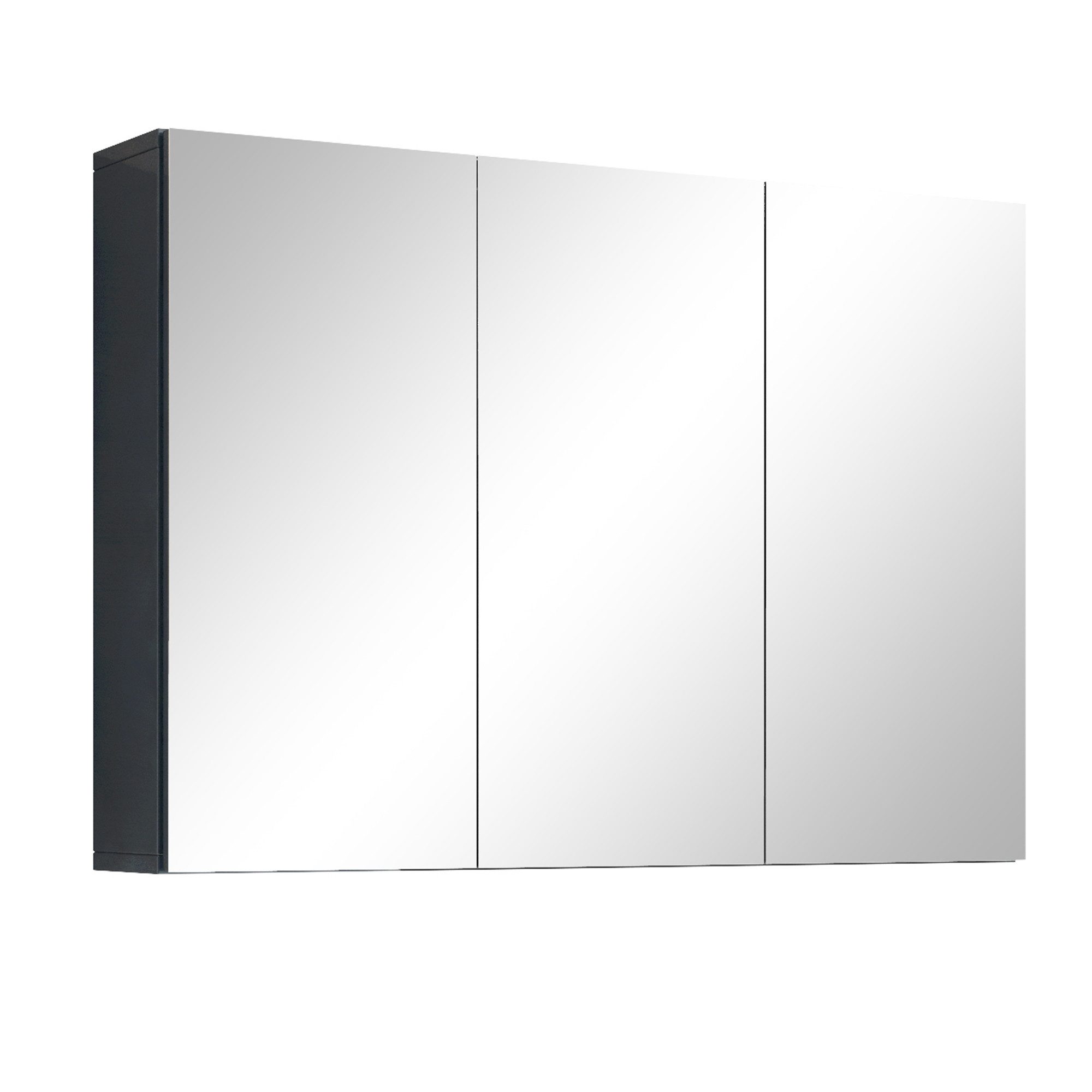 inter Badmöbel-Set Corsica 2 tlg. Hochglanz Spiegelschrank Waschbeckenschra günstig online kaufen