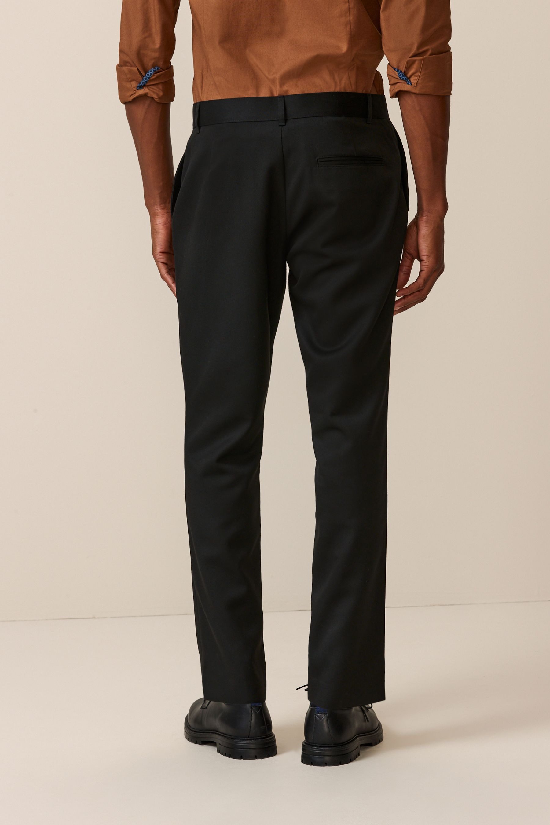 Next Stoffhose Elegante Slim Fit Hose mit schlichter Front (1-tlg) günstig online kaufen