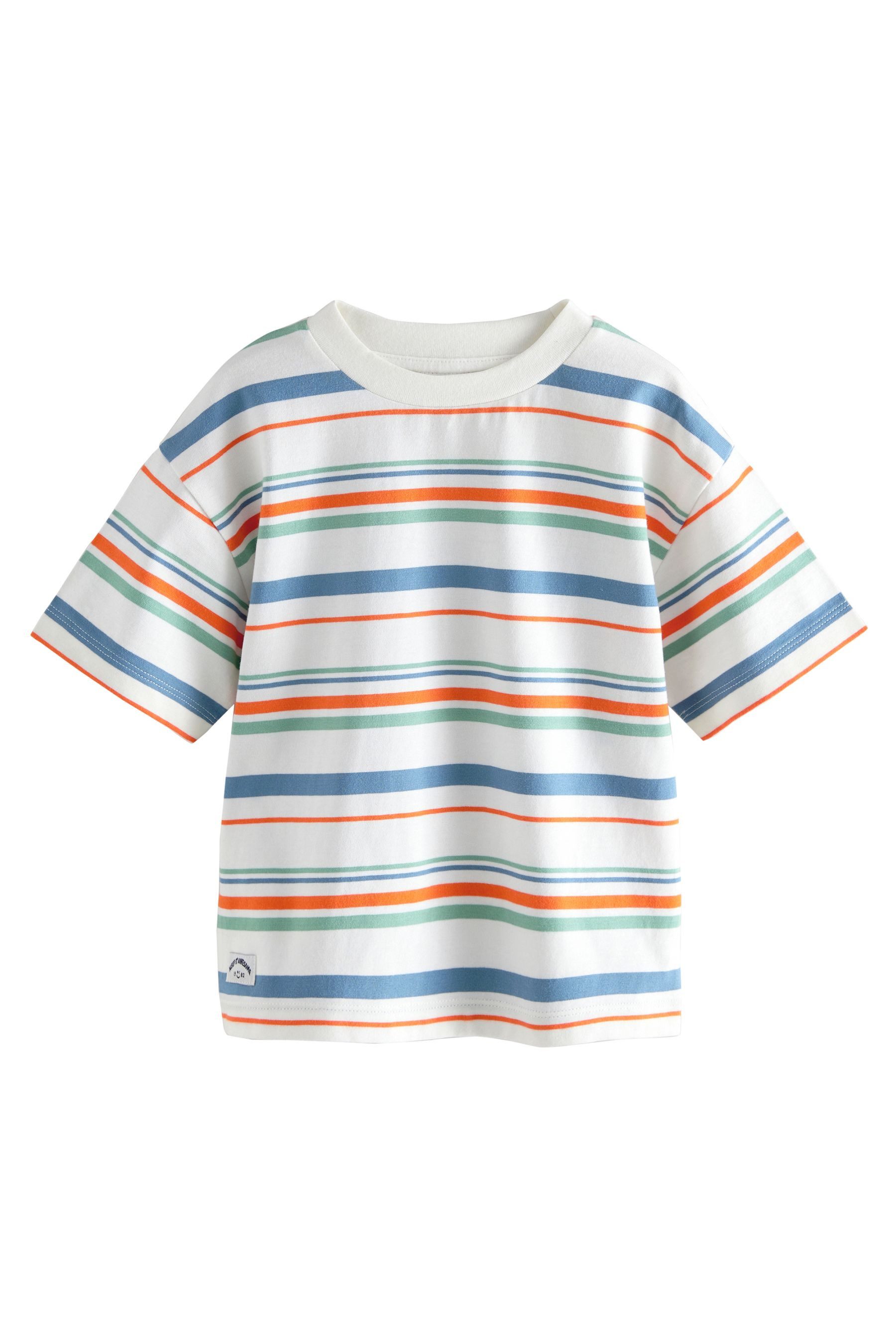 Next T-Shirt Gestreiftes T-Shirt aus 100 % günstig online kaufen