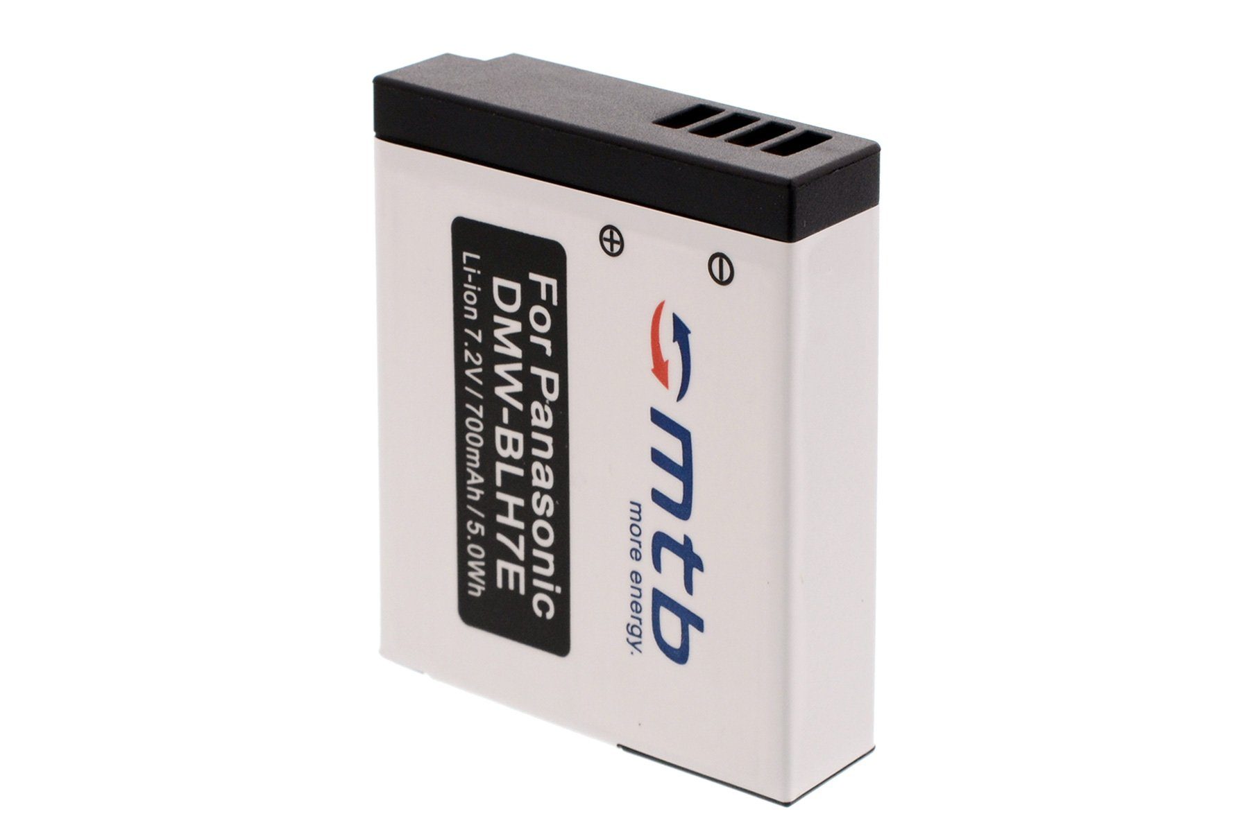 mtb more energy Kamera-Akku - DMC-GF7… Panasonic Panasonic kompatibel mit Li-Ion] [BAT-409 passend Lumix V), mAh für: (7,2 Akku-Typ 700 DMW-BLH7