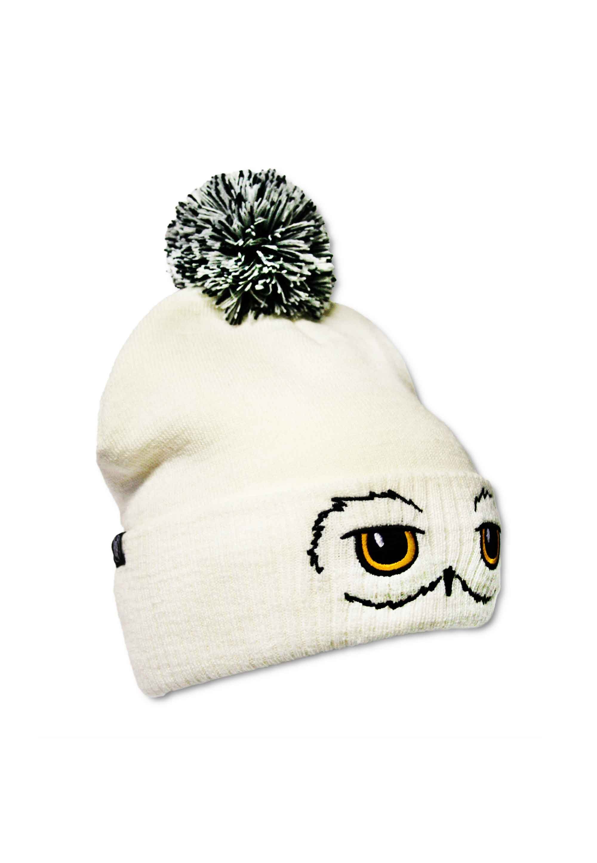LOGOSHIRT Strickmütze Harry Potter - Hedwig mit lizenzierter Stickerei