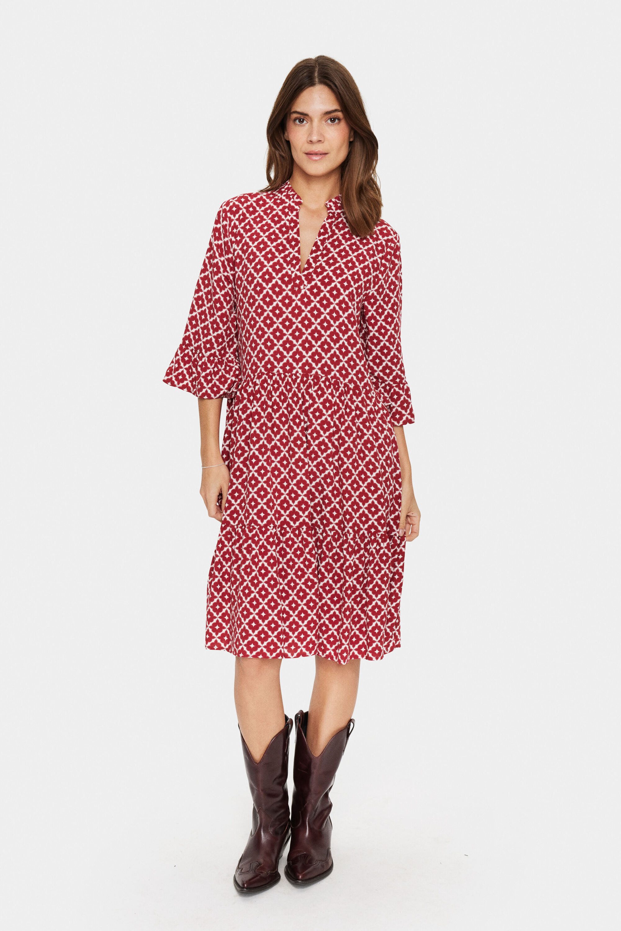 Saint Tropez Blusenkleid Kleid EdaSZ günstig online kaufen