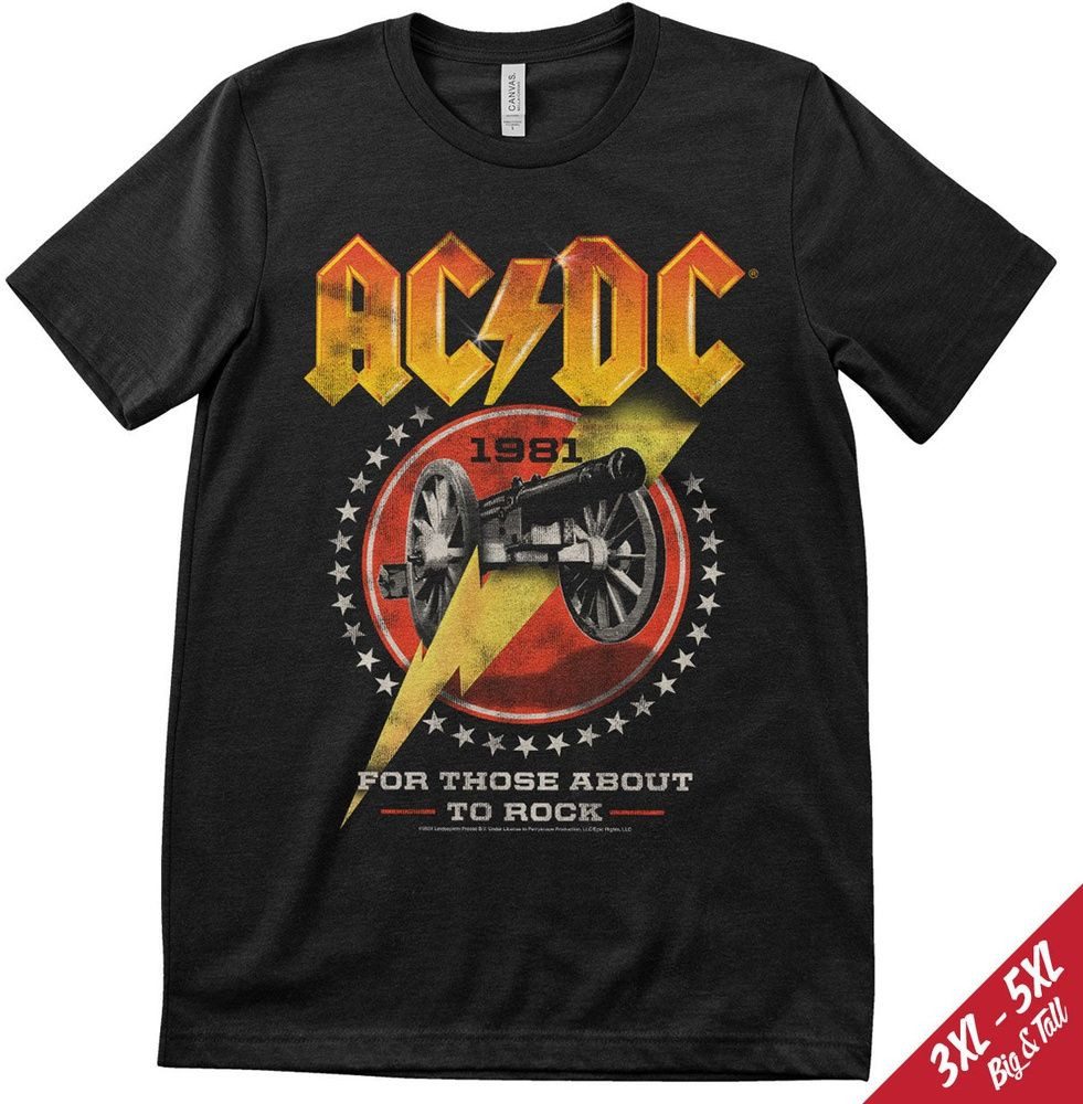 T-Shirt 1981 For Those About To Rock Baseball T-Shirt
