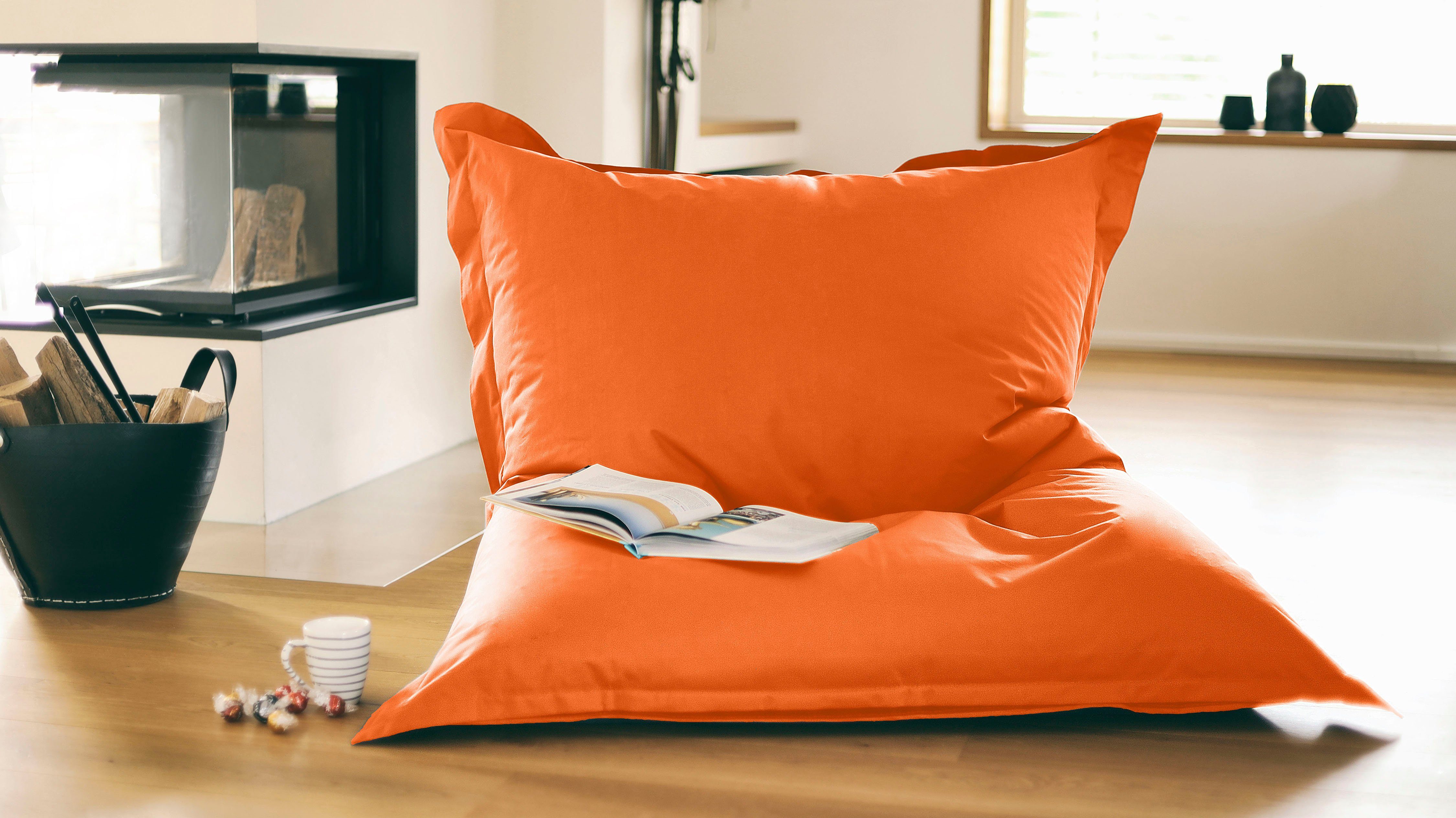 KiNZLER Sitzsack XXL Outdoorfähig (1 St), Uni Farben, Outdoor geeignet, ideal im Wohnzimmer & Kinderzimmer