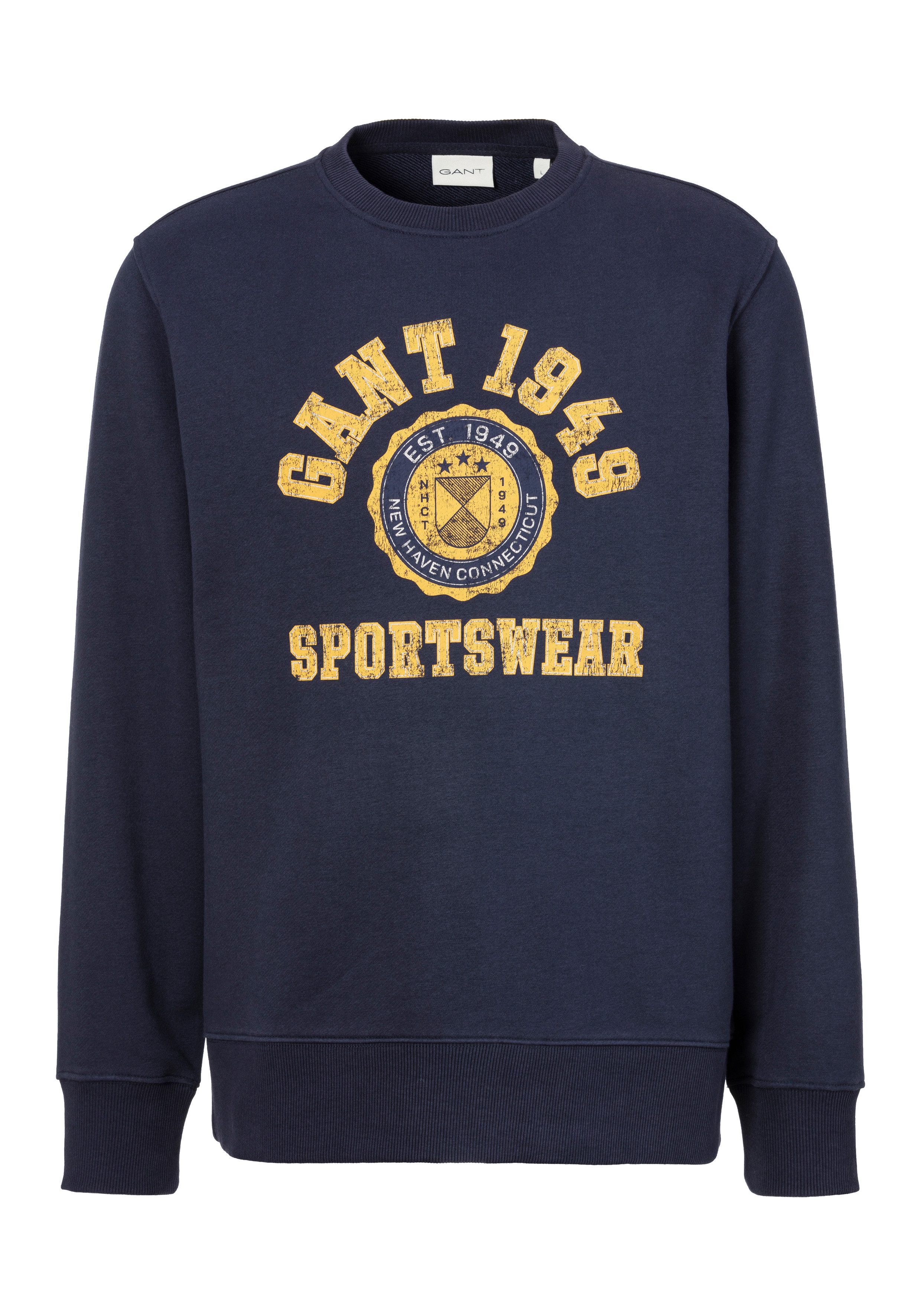 Gant Sweatshirt GRAPHIC C-NECK SWEAT mit günstig online kaufen