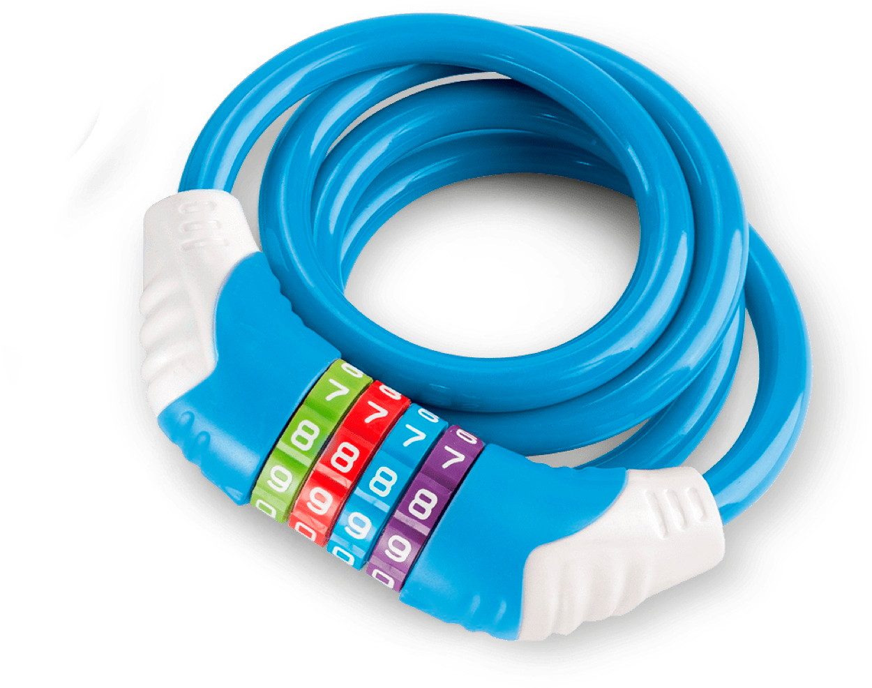 Puky Zahlenkettenschloss Sicherheitskabelschloss für Kinder KS blue 120 cm 9433