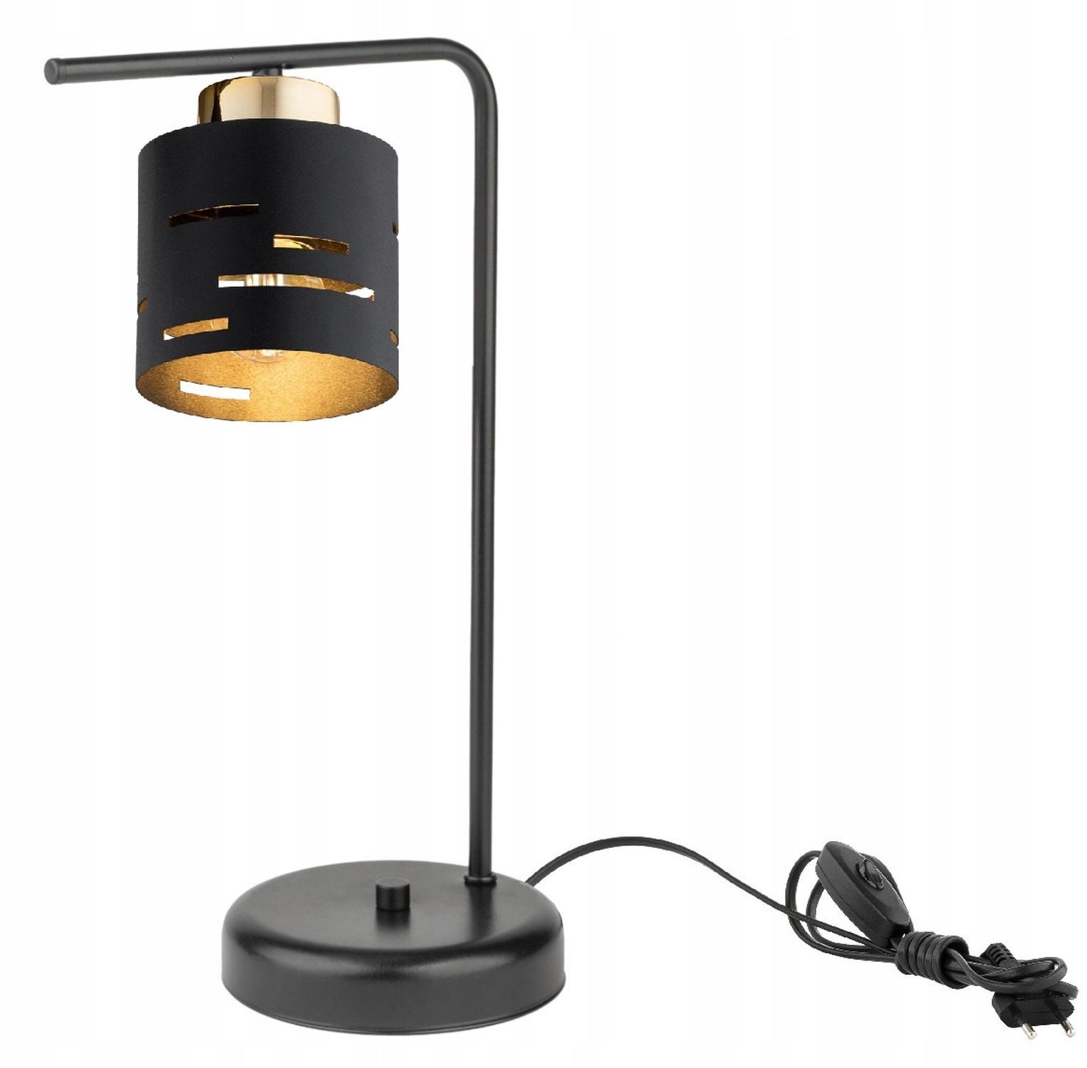 Licht-Erlebnisse Schreibtischlampe AVEN, ohne Leuchtmittel, 38 cm E27 Modern
