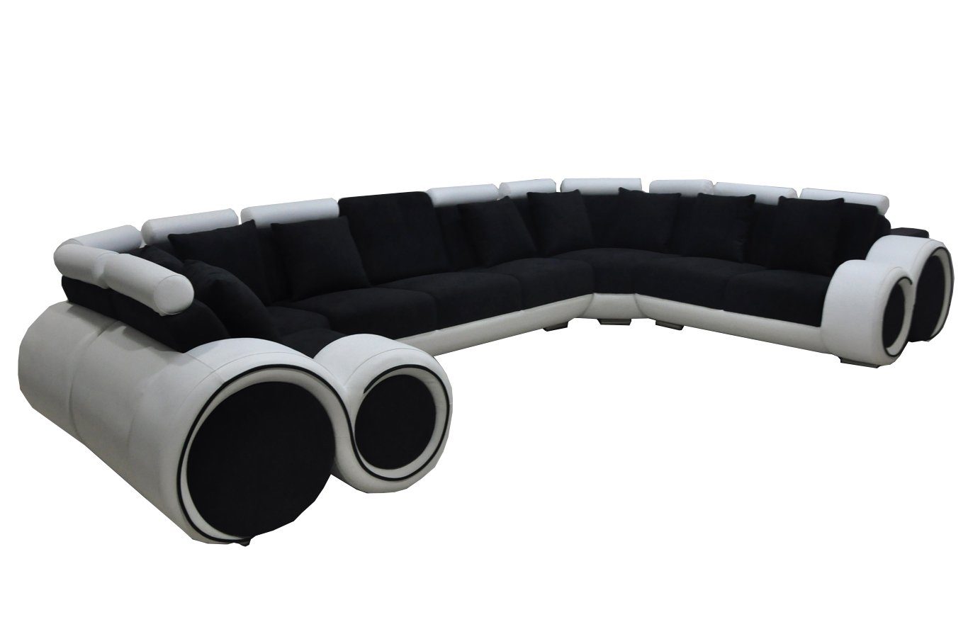 JVmoebel Ecksofa »Ecke Leder Modern XXL Couch Wohnlandschaft Ledersofa