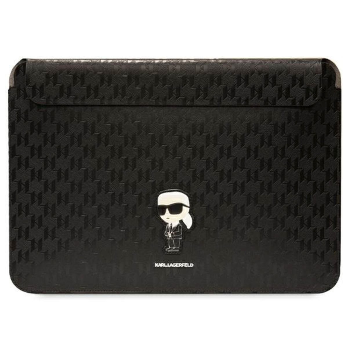 KARL LAGERFELD Tablet-Mappe Karl Lagerfeld Universelle Tasche Saffiano Monogram Ikonik Schwarz