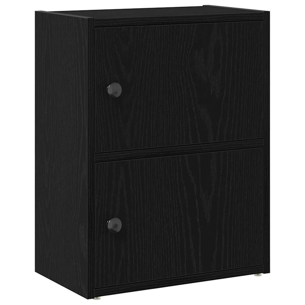 vidaXL Bücherregal Bücherregal Schwarz Eichen-Optik 40x24x52 günstig online kaufen
