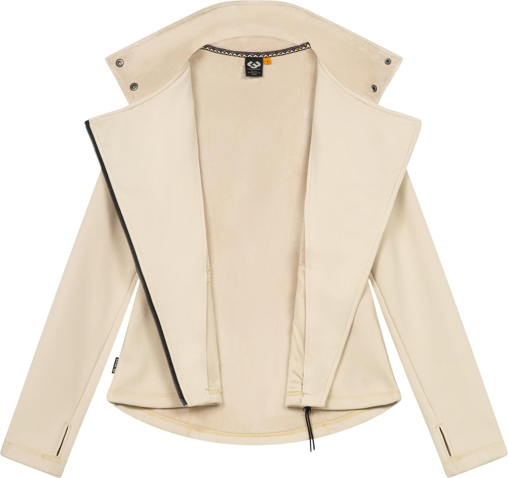 Ragwear Sweatjacke Saskie Modische Damen Kapuzenjacke mit kuschlig weichem Innenfutter – Bild 5 von 5