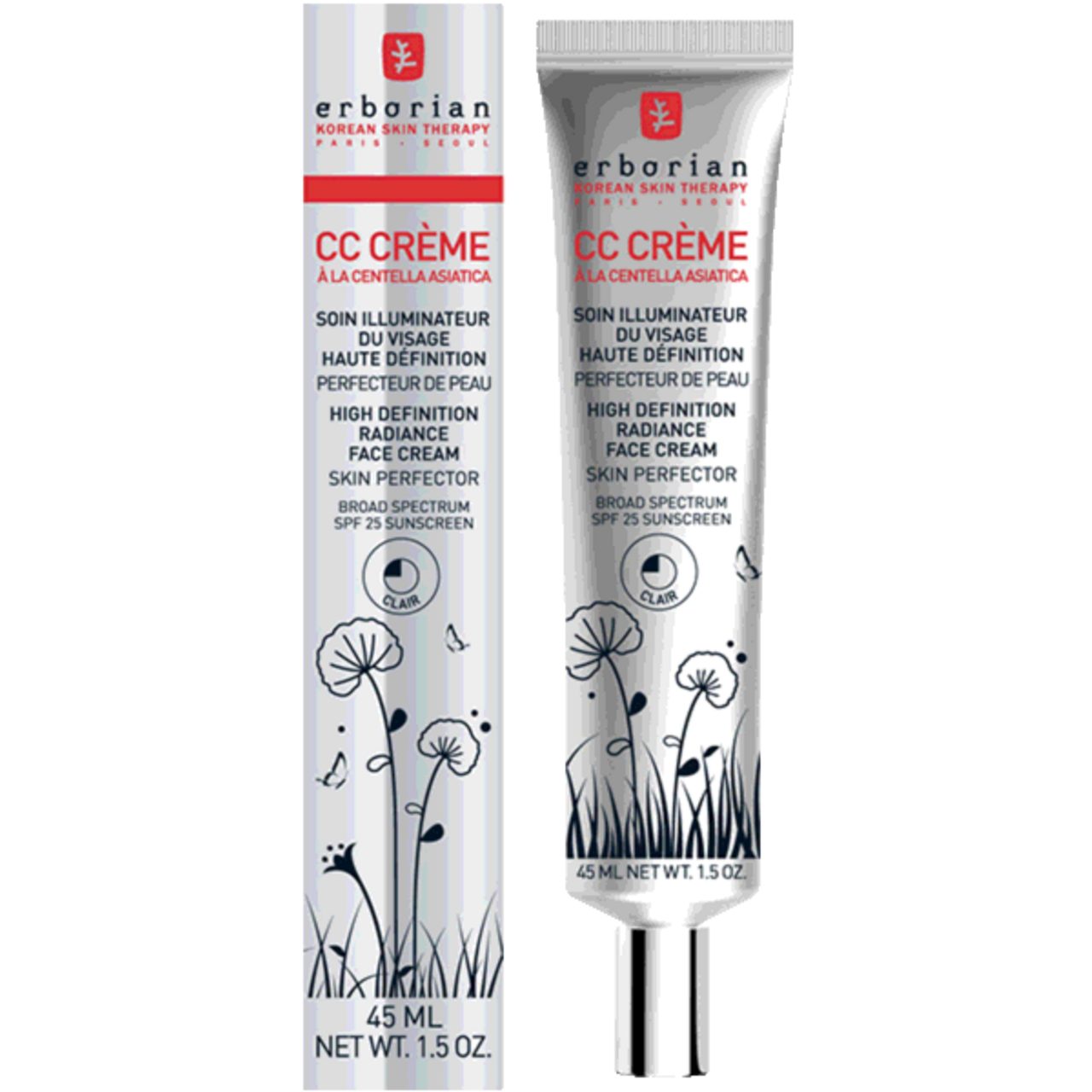 Erborian CC-Creme CC Crème à la Centella Asiatica, Alle Hauttypen, Lichtschutzfaktor: 25