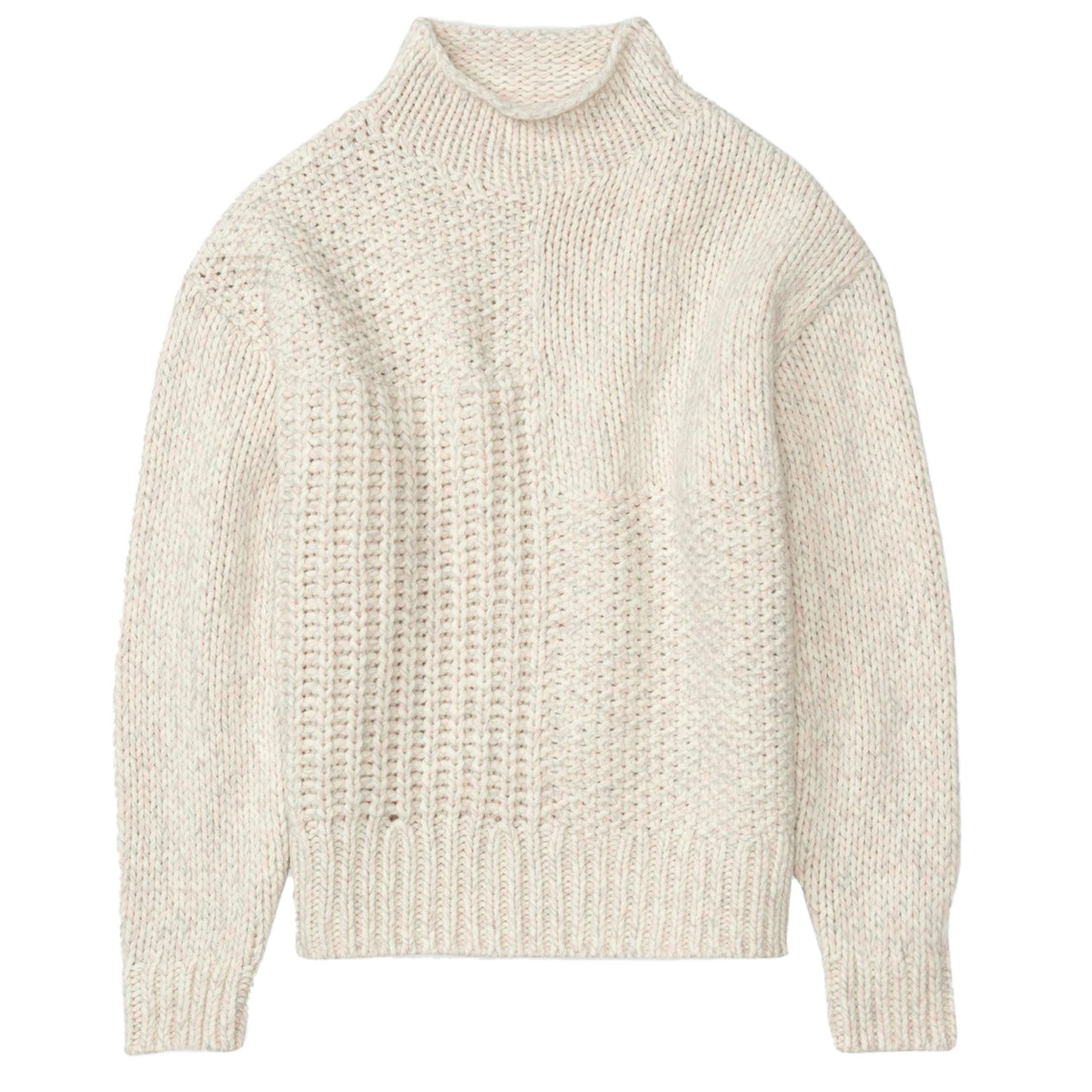 CLOSED Strickpullover CLOSED Mouliné-Pullover aus Wolle - Beige